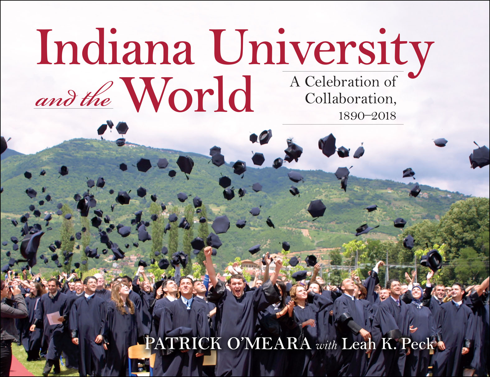 This image is the cover for the book Indiana University and the World