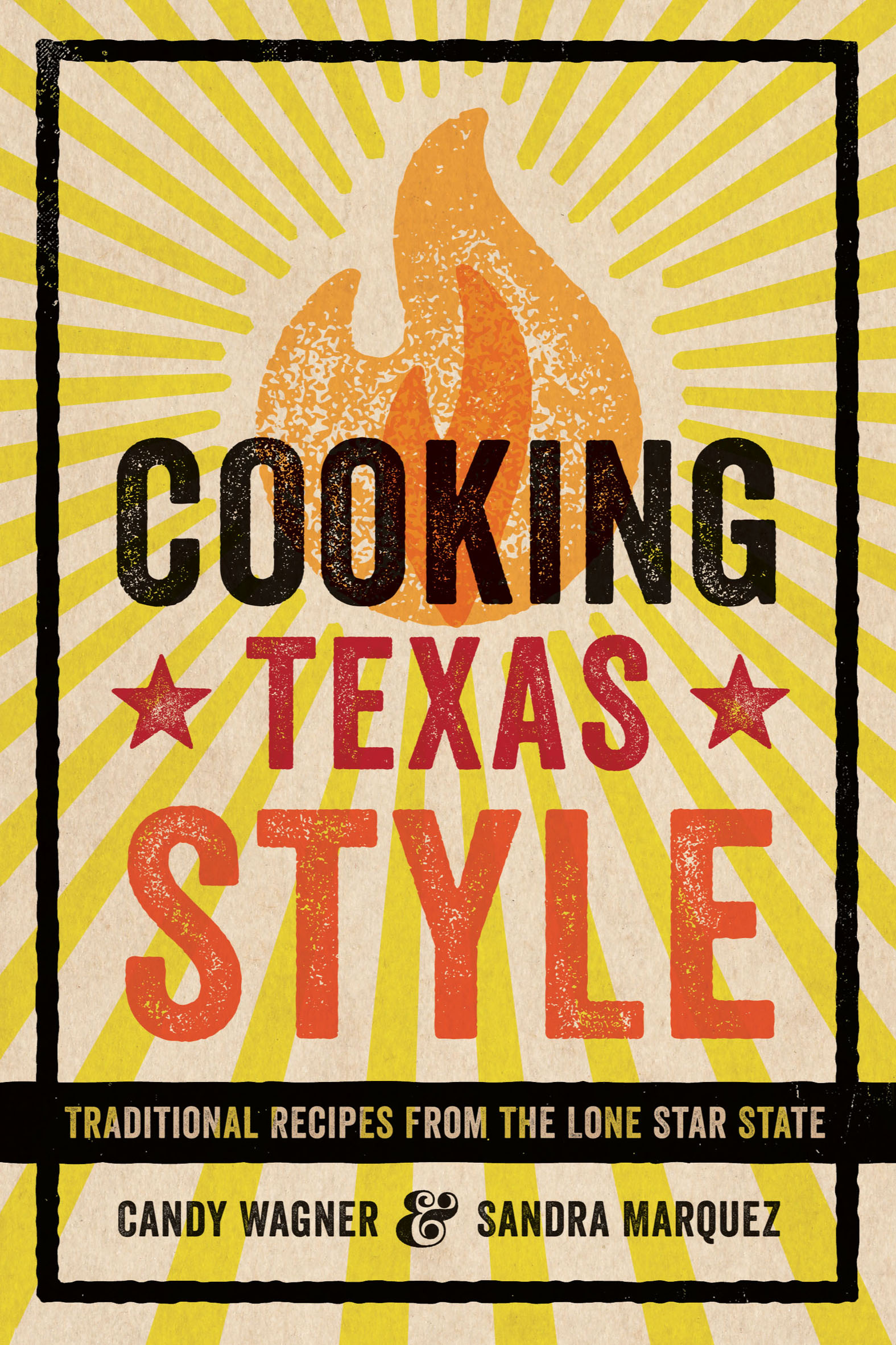 This image is the cover for the book Cooking Texas Style