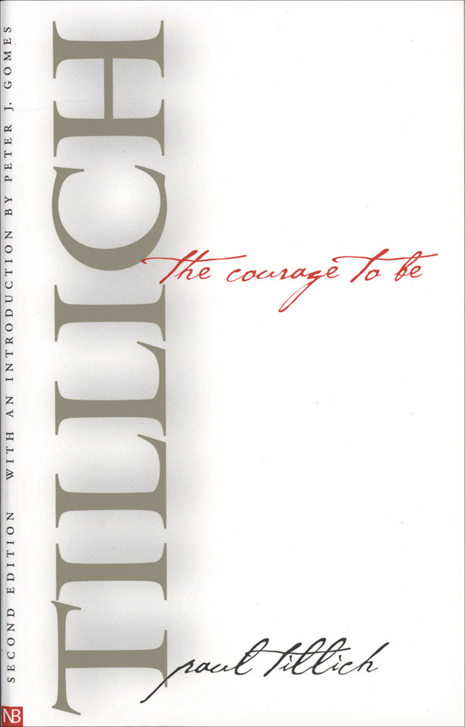 This image is the cover for the book Courage to Be, The Terry Lectures Series