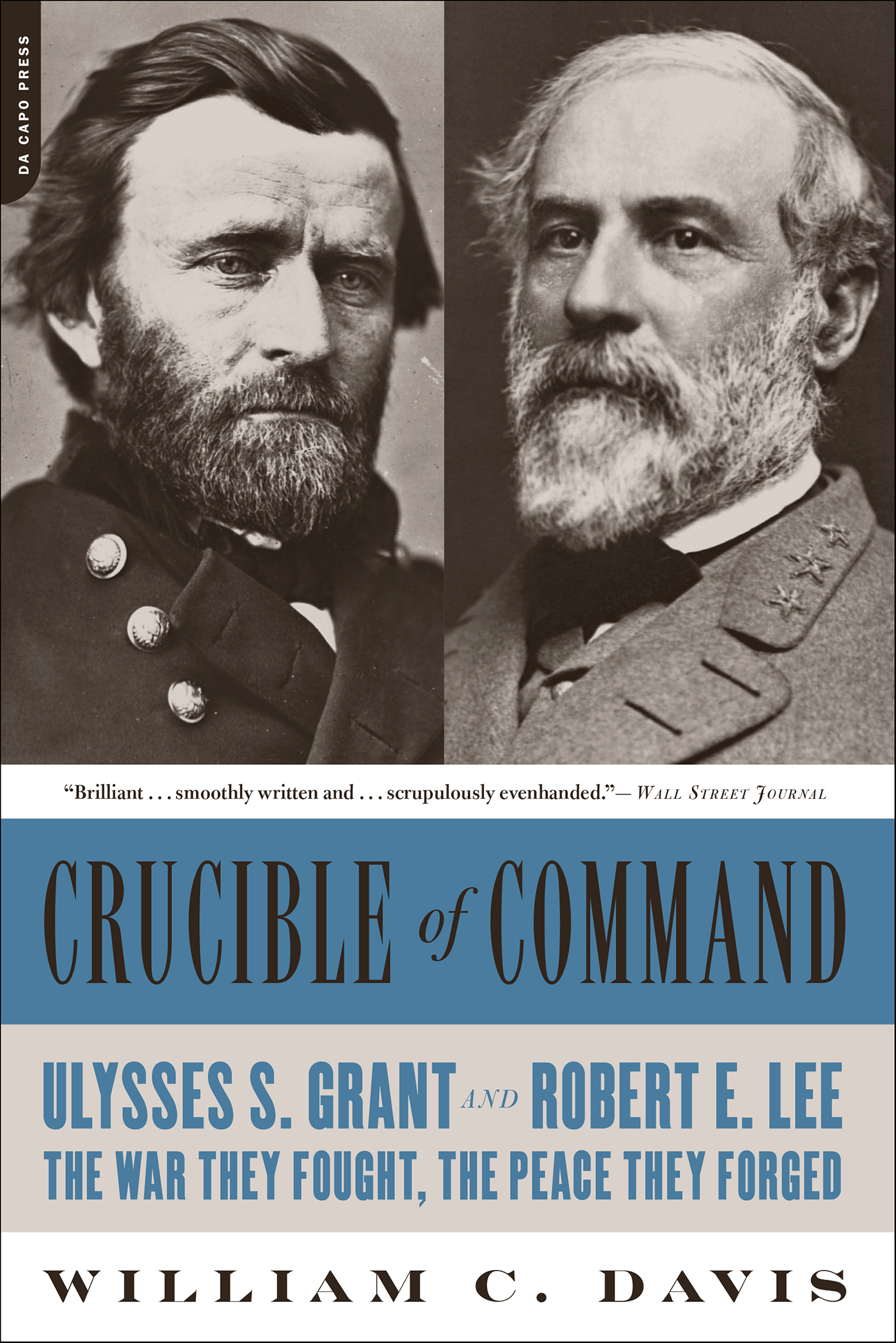 This image is the cover for the book Crucible of Command