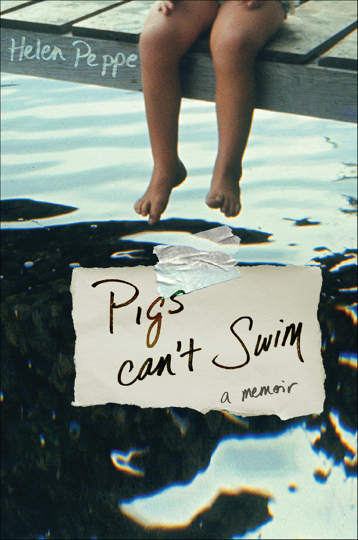 This image is the cover for the book Pigs Can't Swim, Merloyd Lawrence Novels