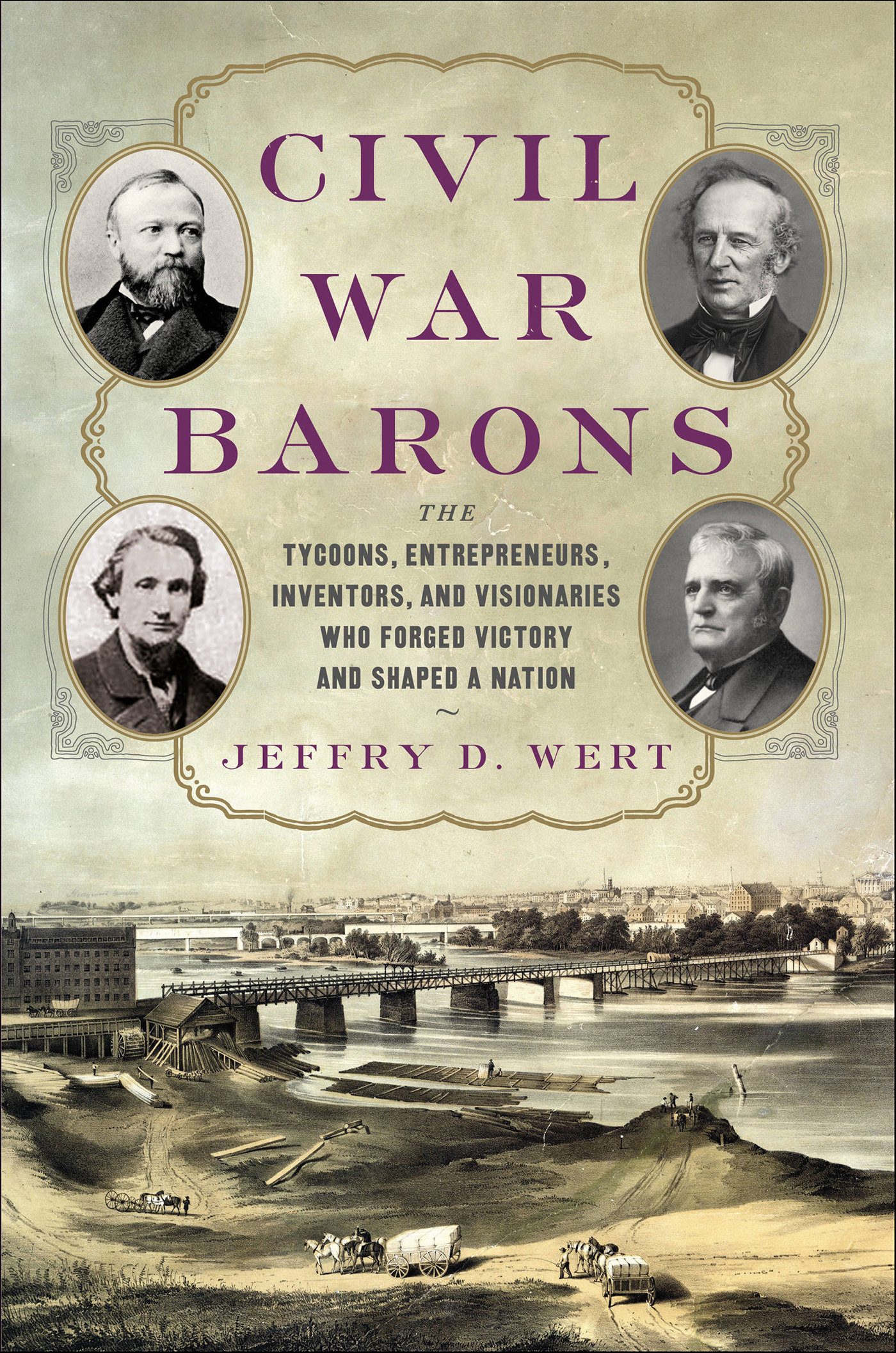 This image is the cover for the book Civil War Barons