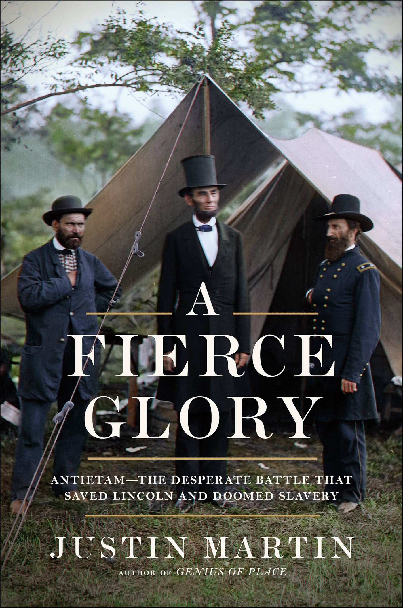 This image is the cover for the book A Fierce Glory