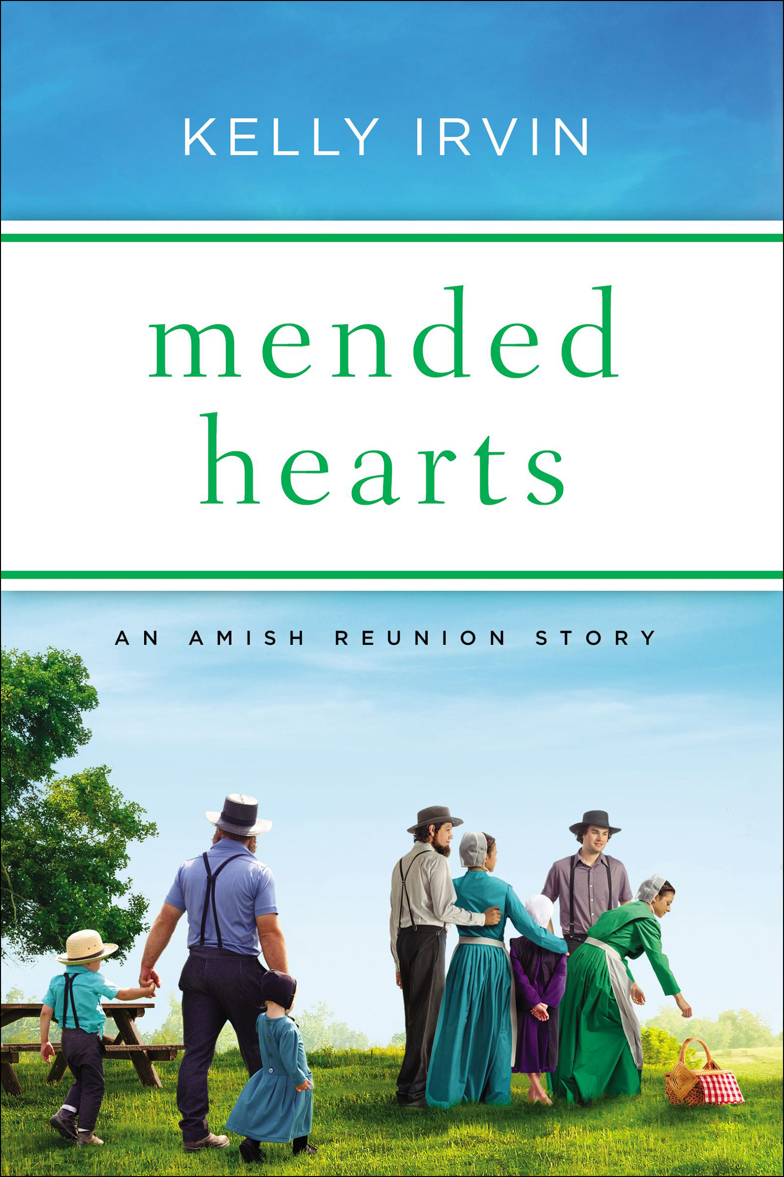 This image is the cover for the book Mended Hearts, Amish Reunion Stories