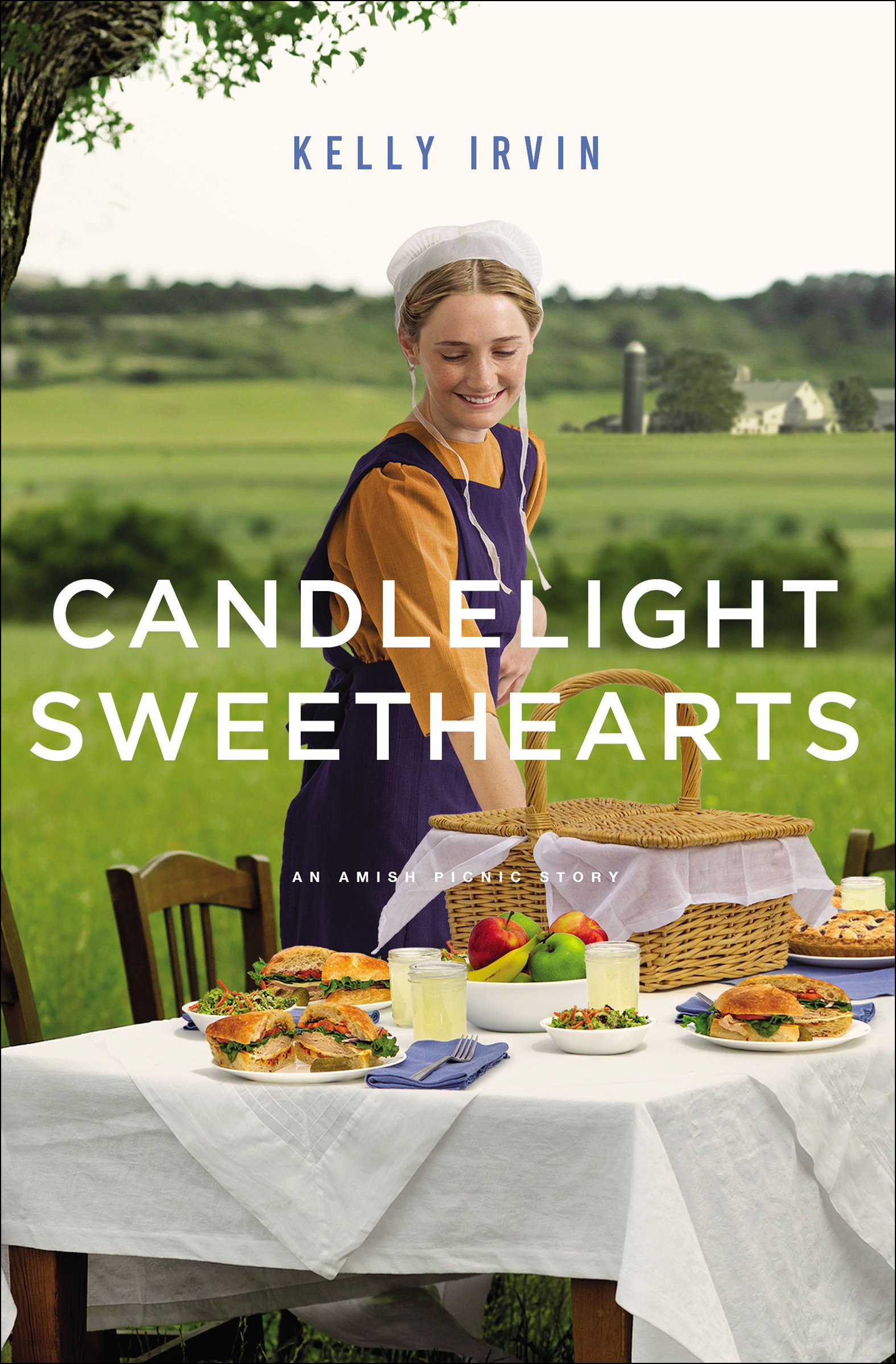 This image is the cover for the book Candlelight Sweethearts, Amish Picnic Stories