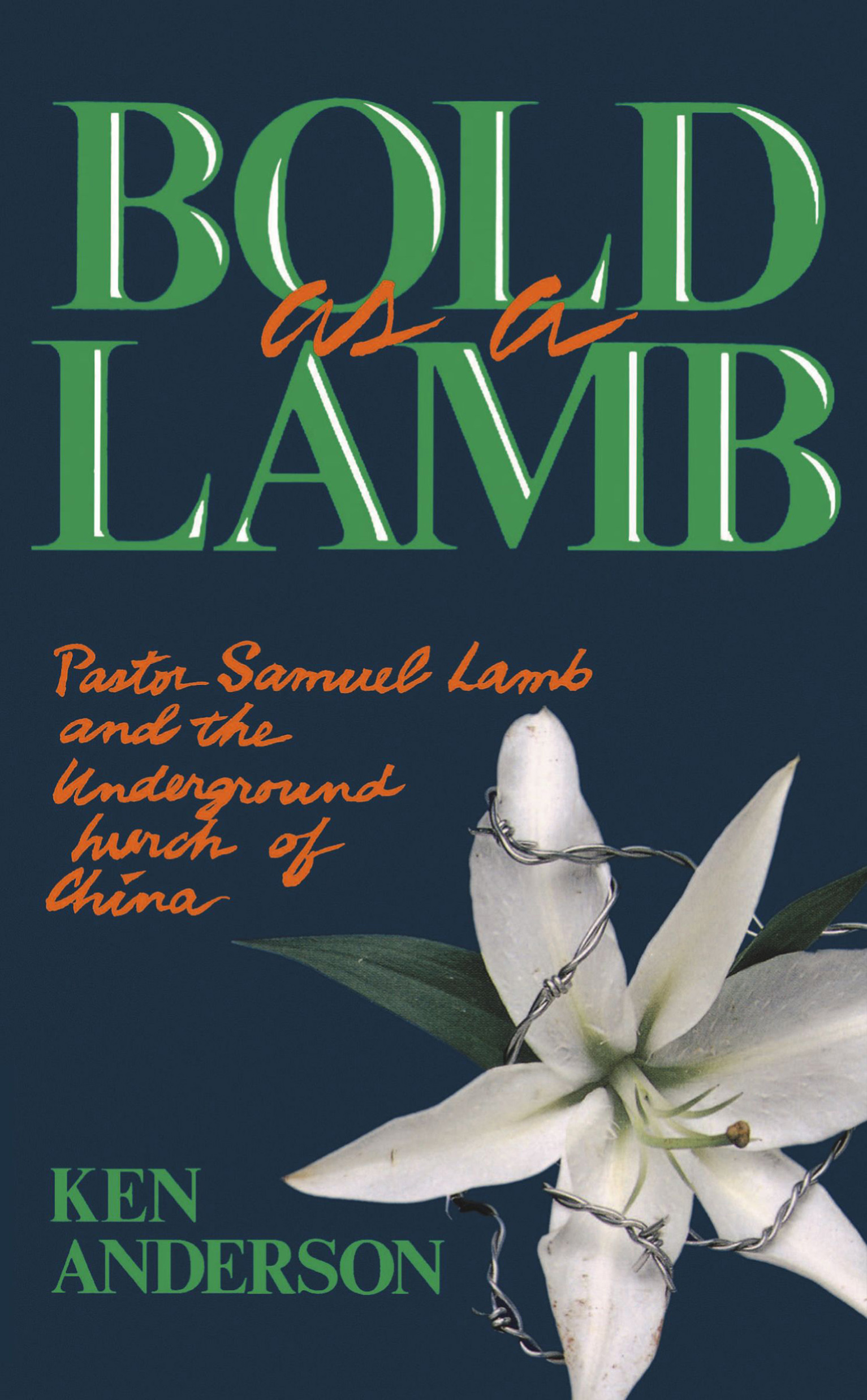 This image is the cover for the book Bold as a Lamb