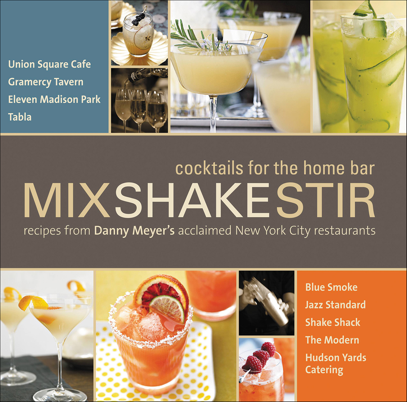 This image is the cover for the book Mix Shake Stir