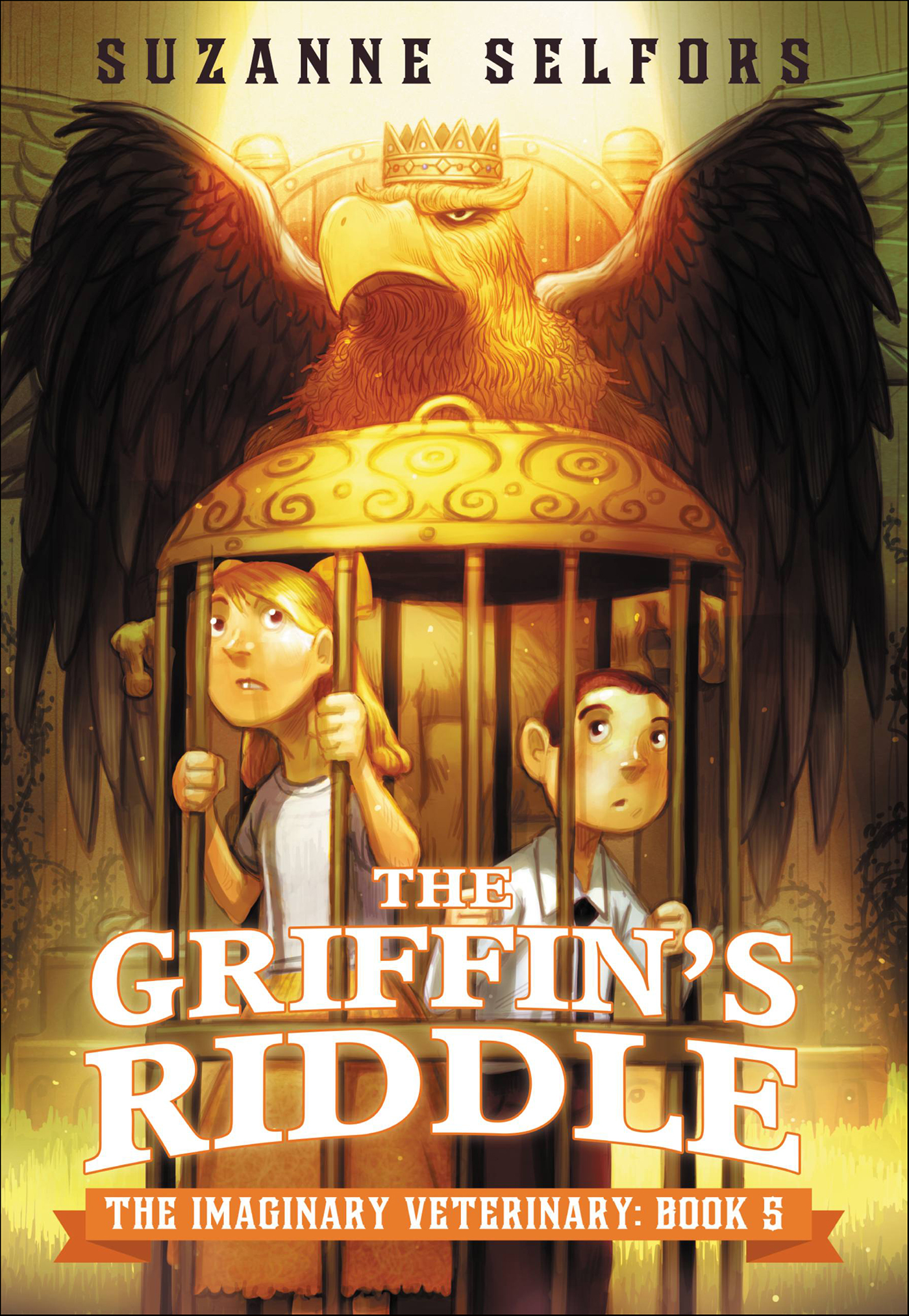 This image is the cover for the book Griffin's Riddle, The Imaginary Veterinary