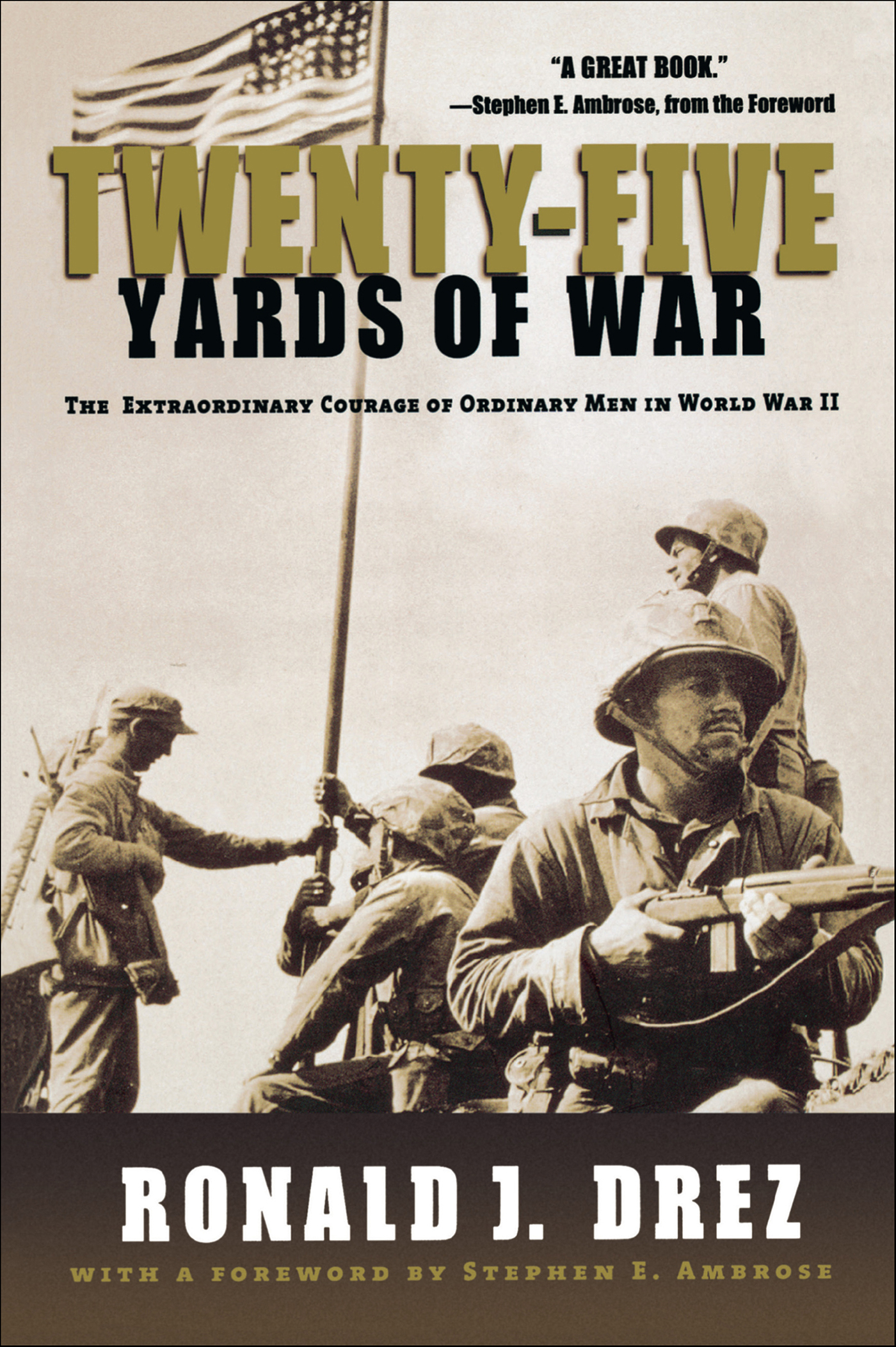 This image is the cover for the book Twenty-Five Yards of War