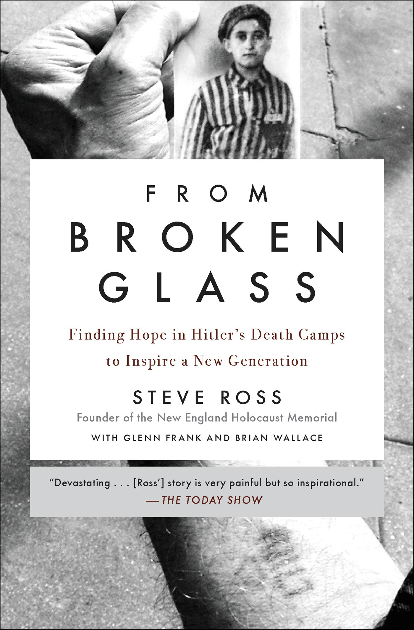 This image is the cover for the book From Broken Glass