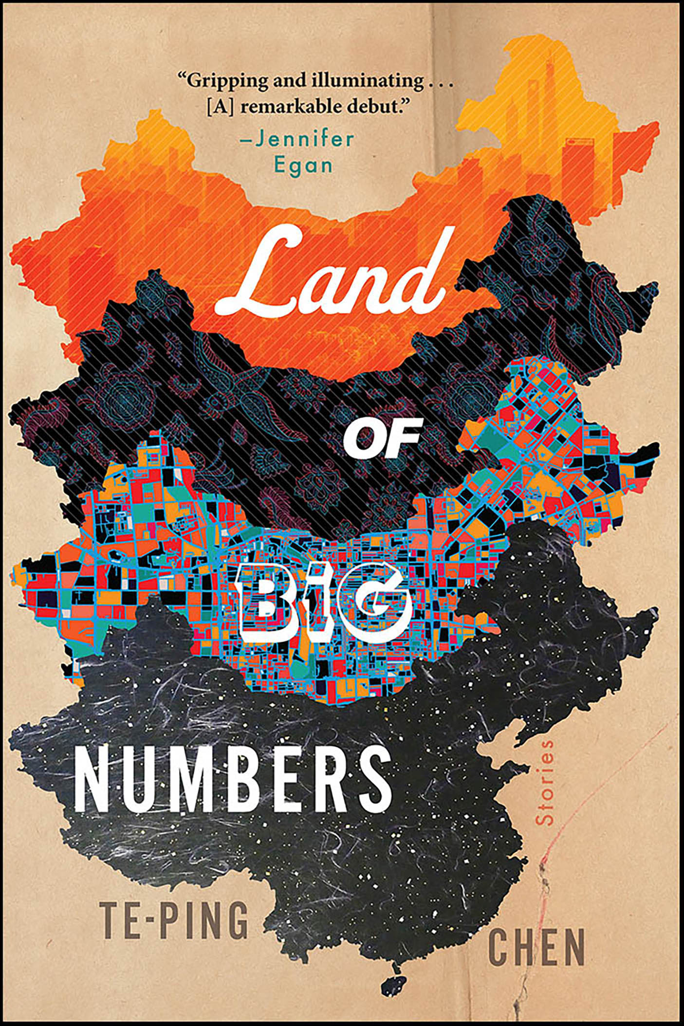 This image is the cover for the book Land of Big Numbers