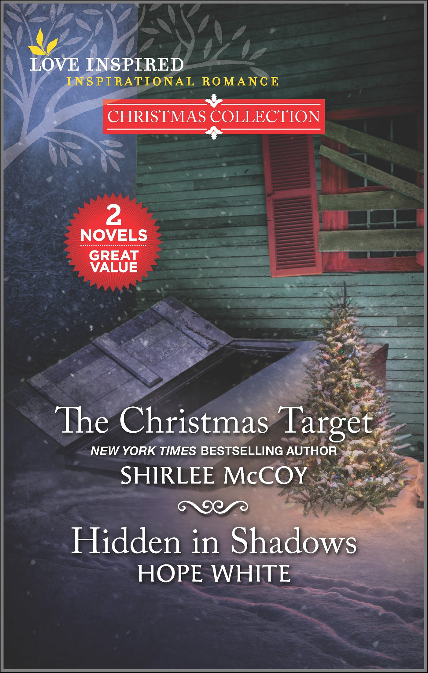 This image is the cover for the book Christmas Target and Hidden in Shadows