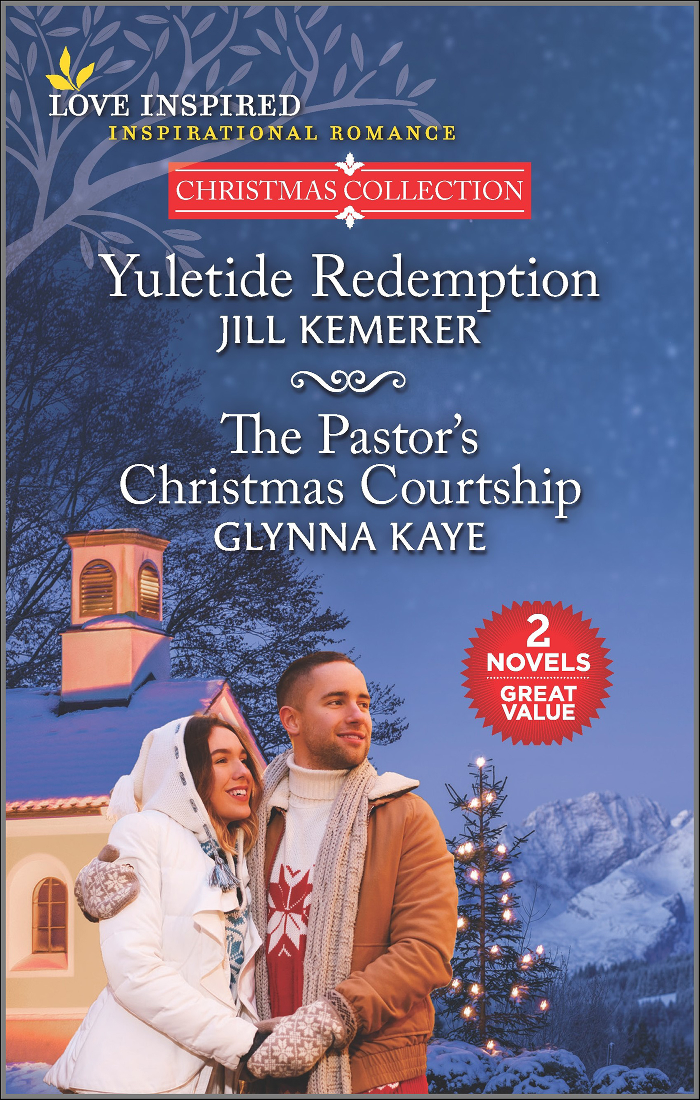 This image is the cover for the book Yuletide Redemption and The Pastor's Christmas Courtship