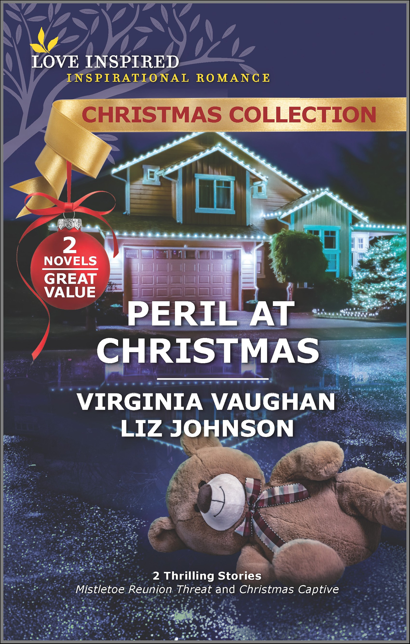 This image is the cover for the book Peril at Christmas