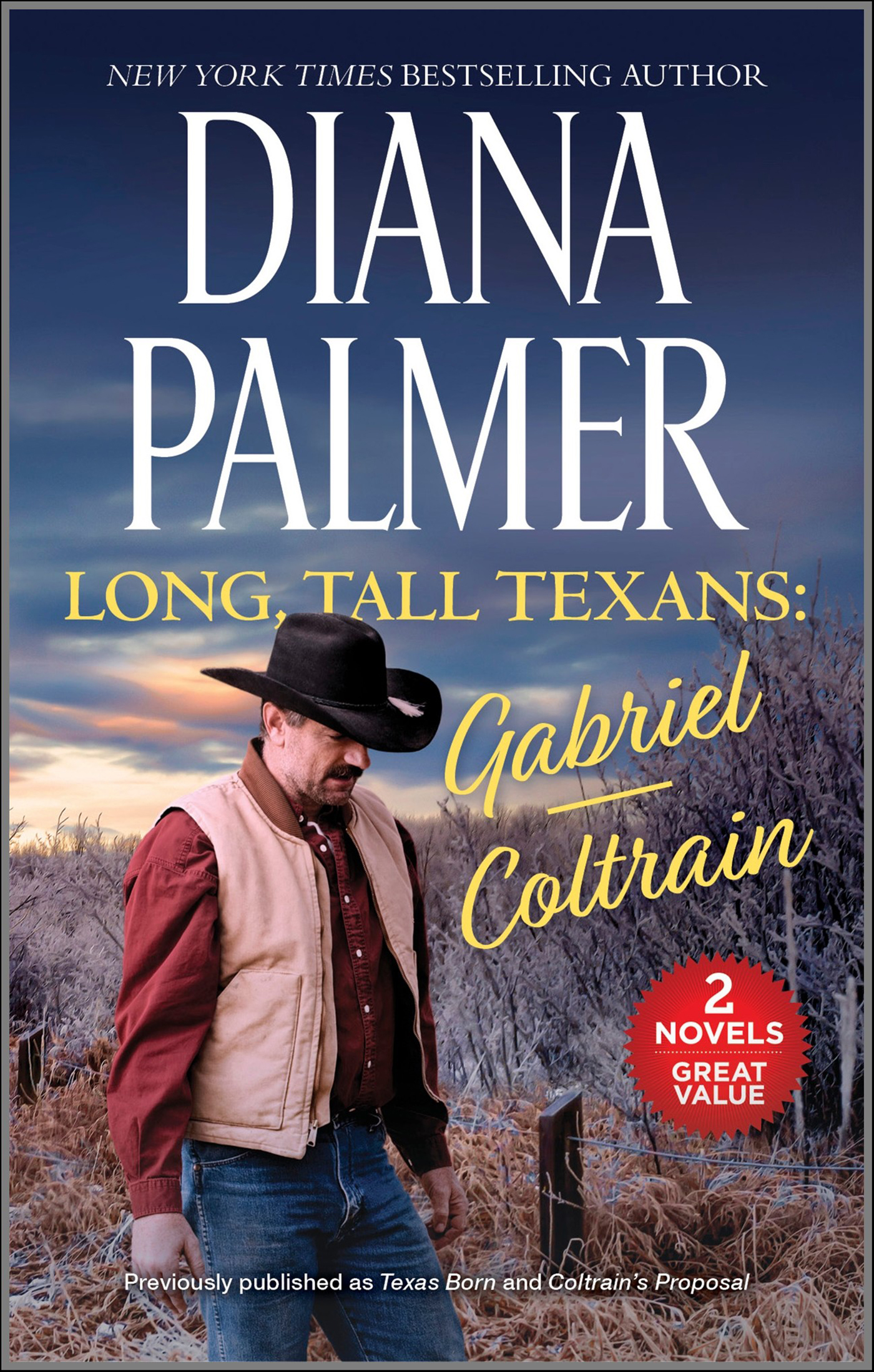 This image is the cover for the book Long, Tall Texans: Gabriel & Coltrain, Long, Tall Texans