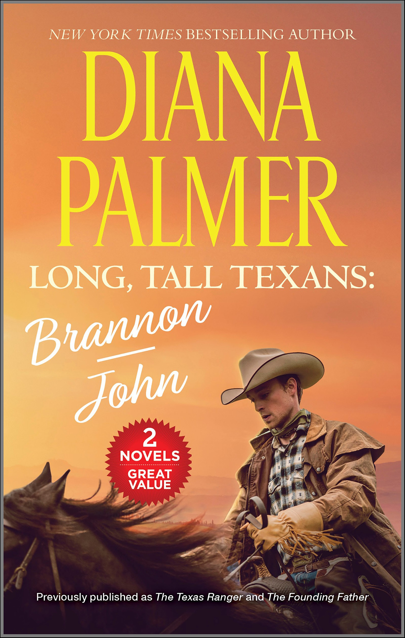 This image is the cover for the book Long, Tall Texans: Brannon & John, Long, Tall Texans
