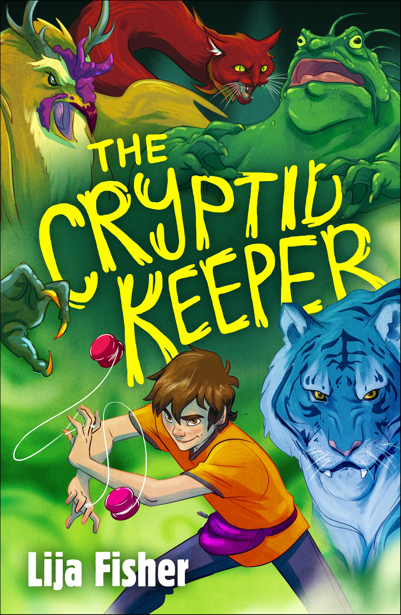 This image is the cover for the book Cryptid Keeper, The Cryptid Duology