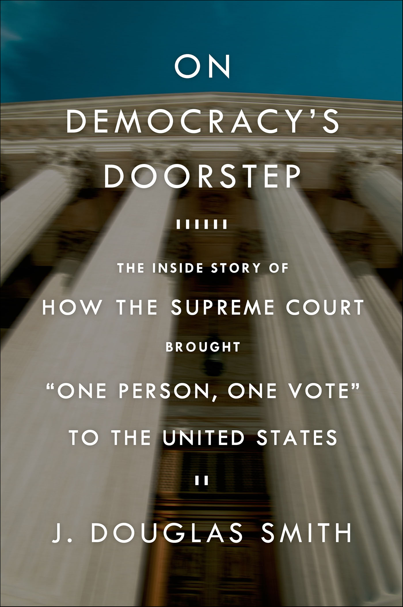 This image is the cover for the book On Democracy's Doorstep