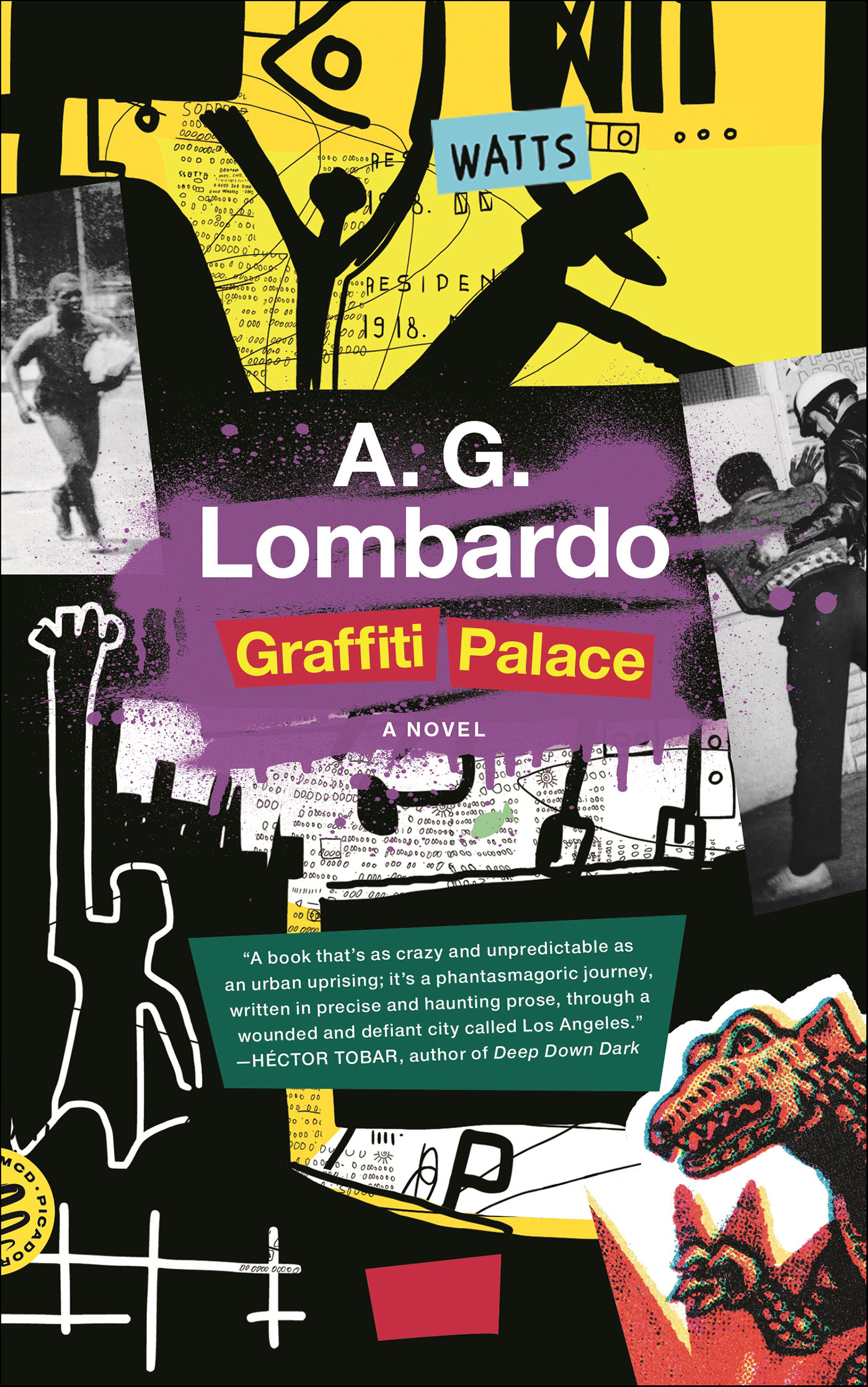 This image is the cover for the book Graffiti Palace