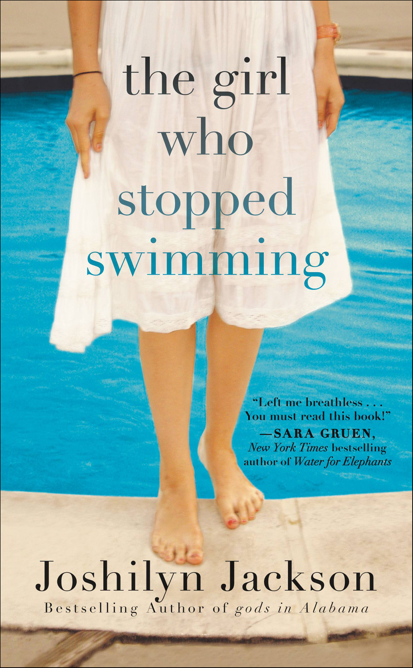 This image is the cover for the book Girl Who Stopped Swimming