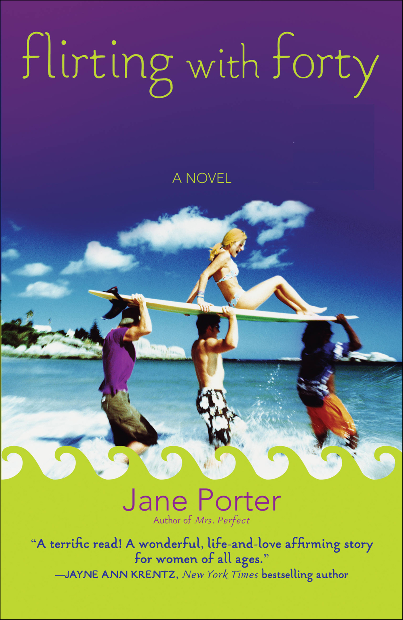 This image is the cover for the book Flirting with Forty