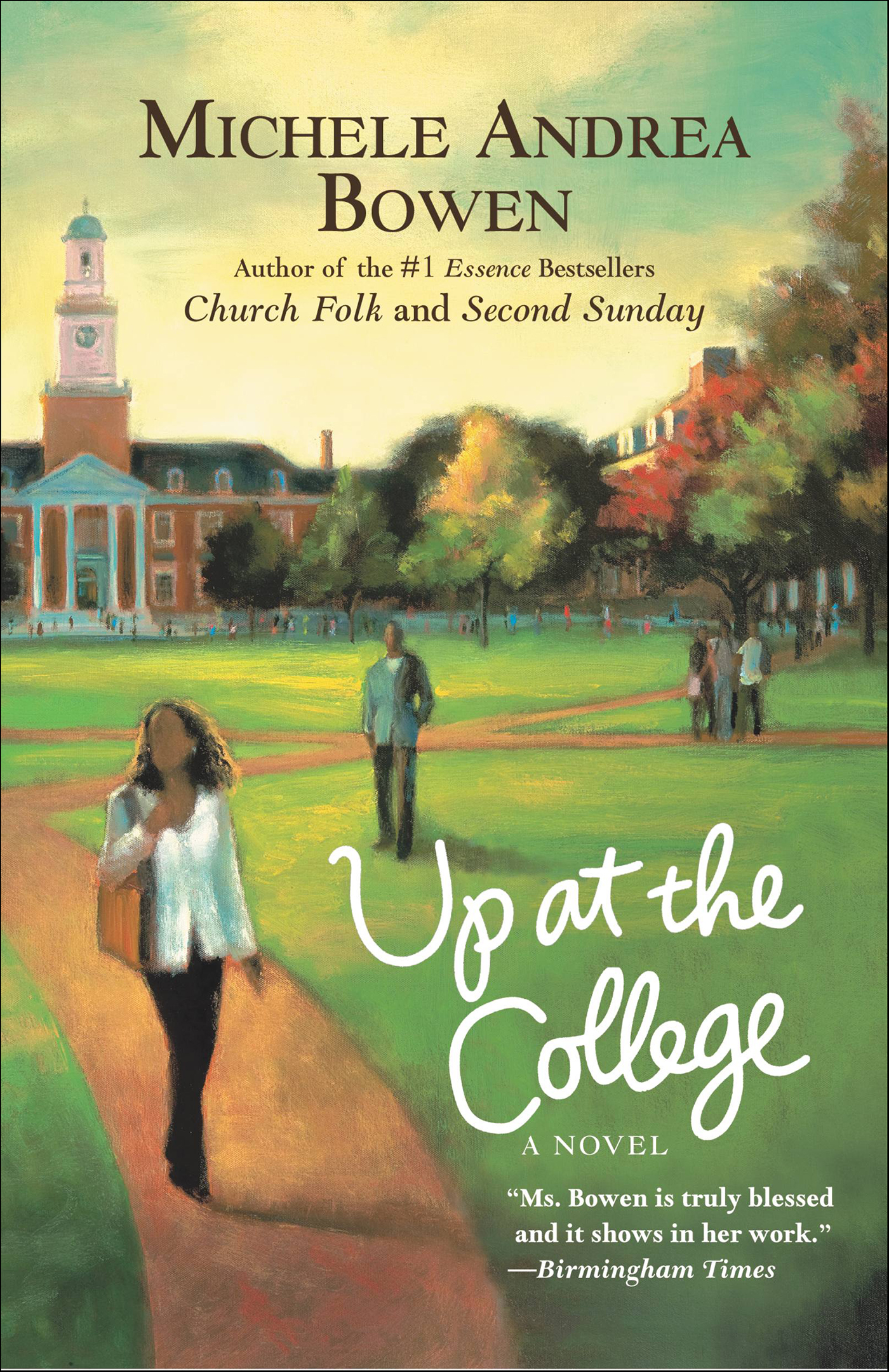 This image is the cover for the book Up at the College