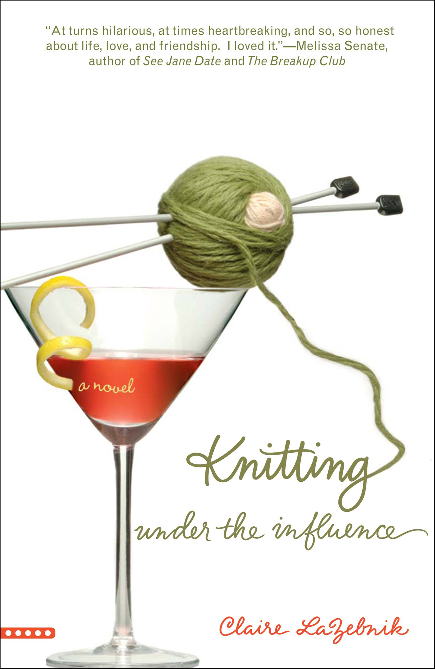 This image is the cover for the book Knitting Under the Influence