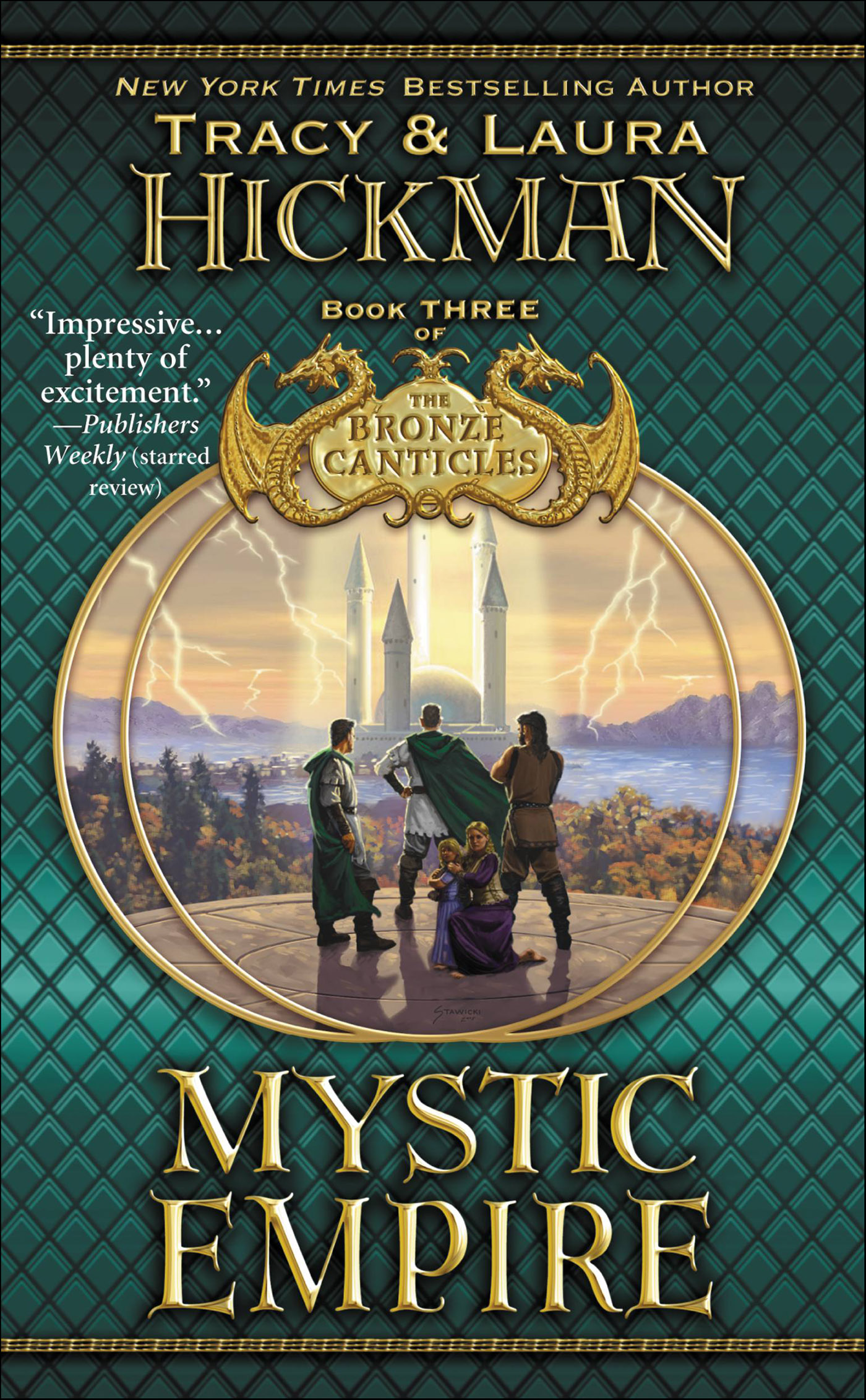 This image is the cover for the book Mystic Empire, The Bronze Canticles