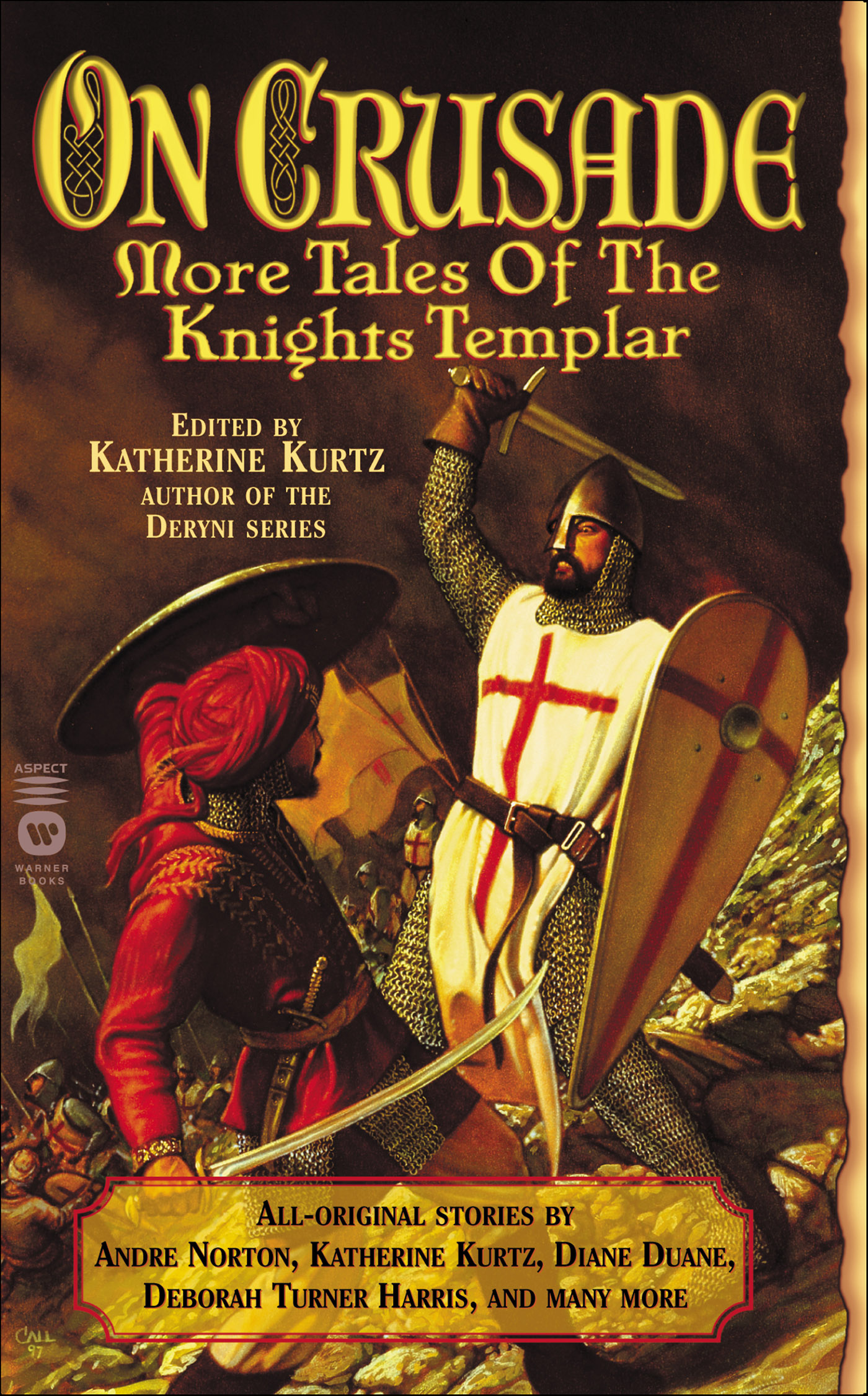 This image is the cover for the book On Crusade