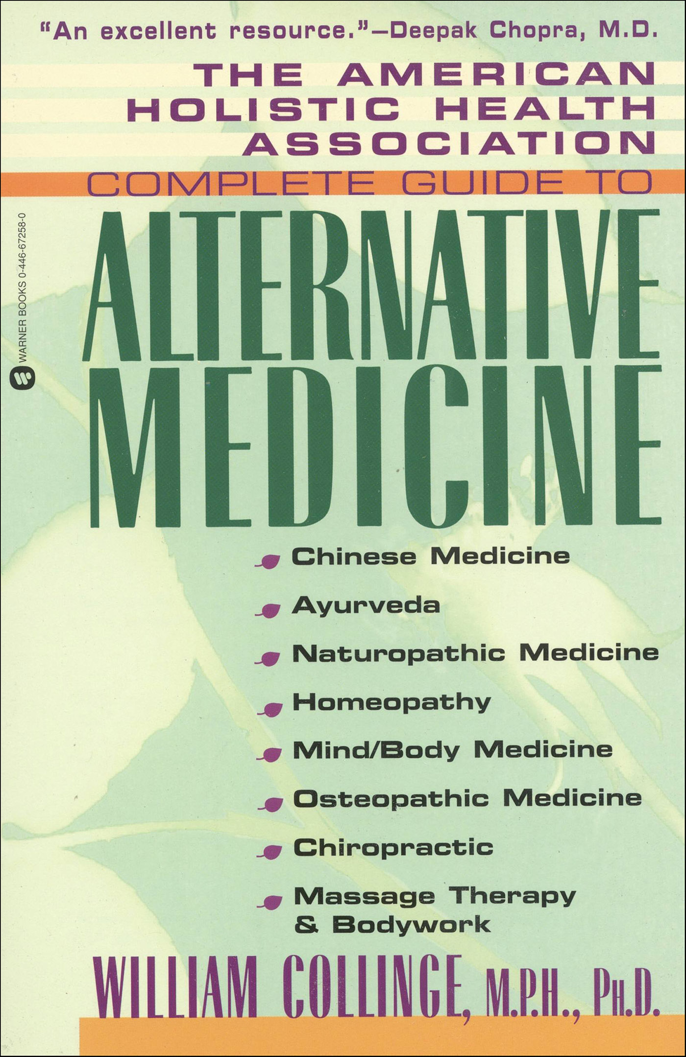 This image is the cover for the book American Holistic Health Association Complete Guide to Alternative Medicine