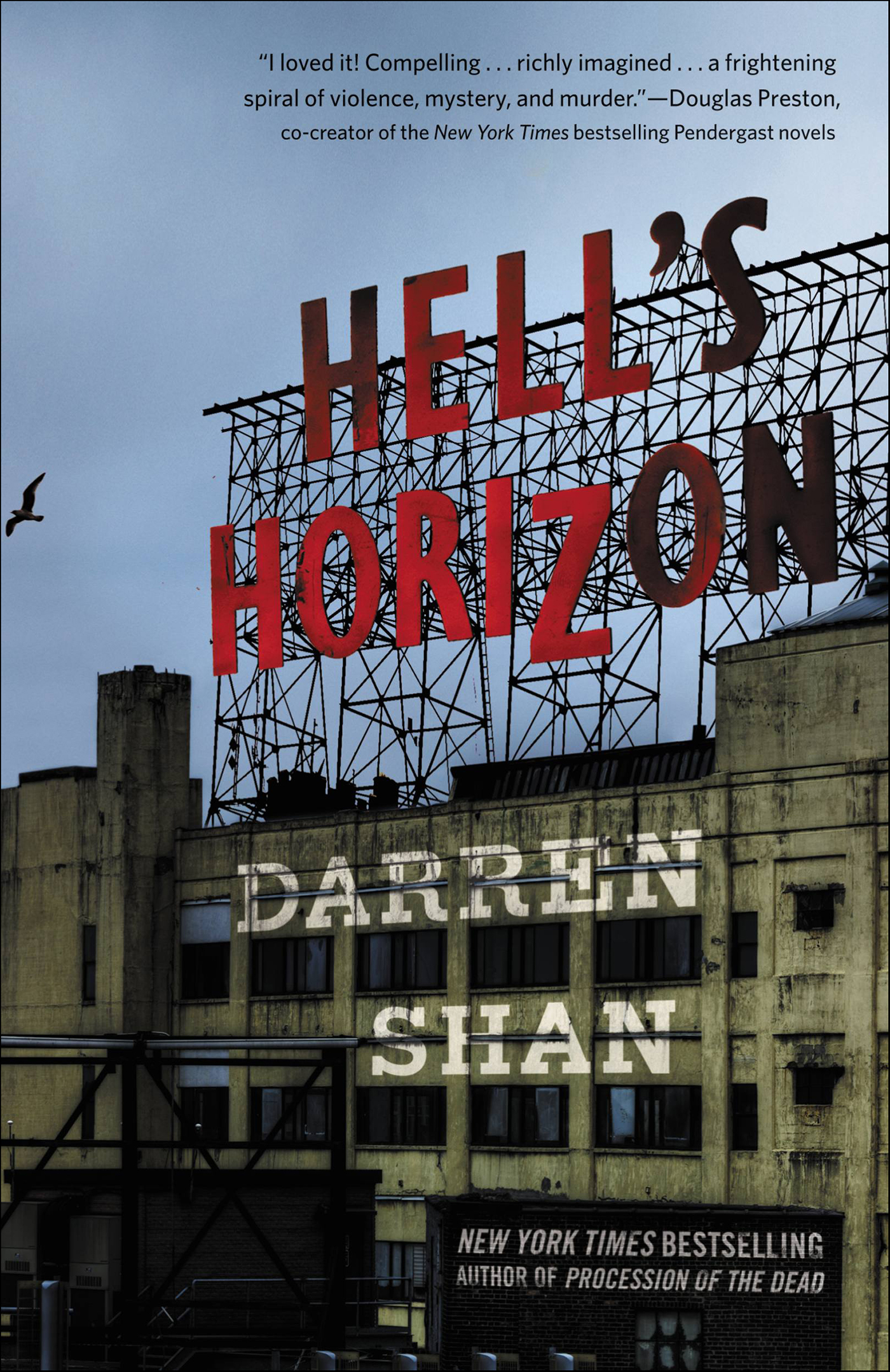 This image is the cover for the book Hell's Horizon, The City Trilogy
