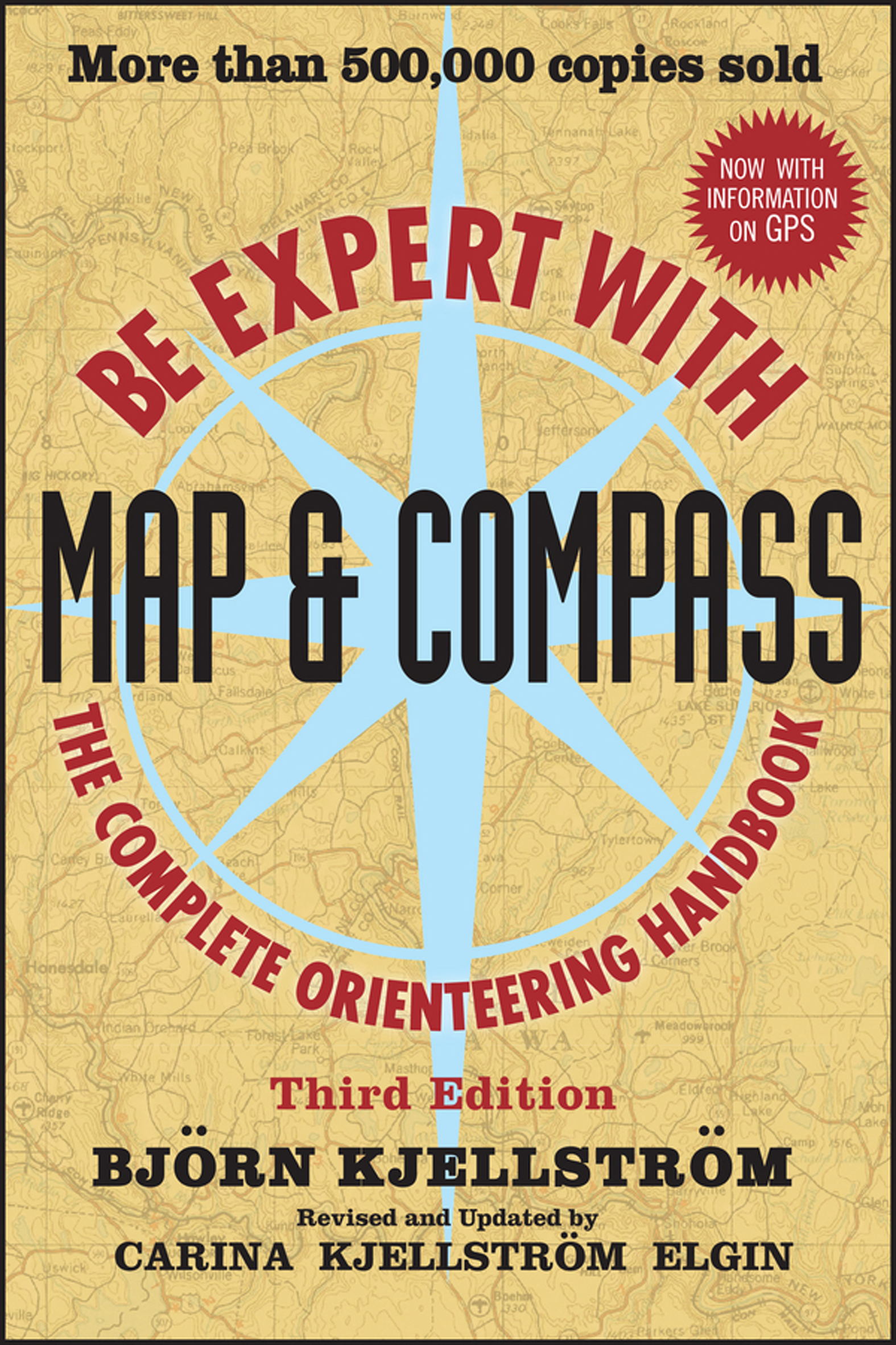 This image is the cover for the book Be Expert with Map & Compass