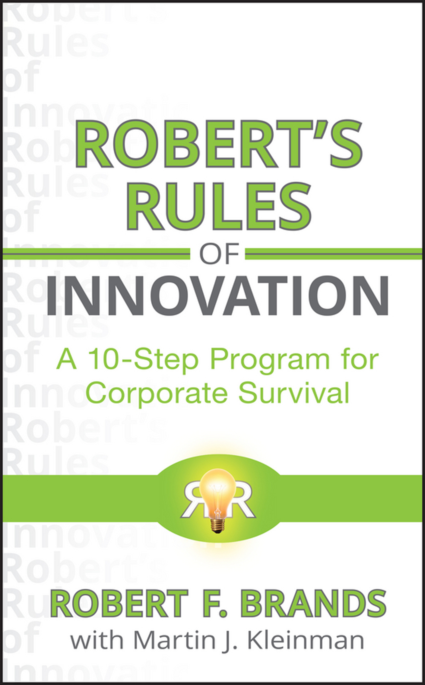 This image is the cover for the book Robert's Rules of Innovation