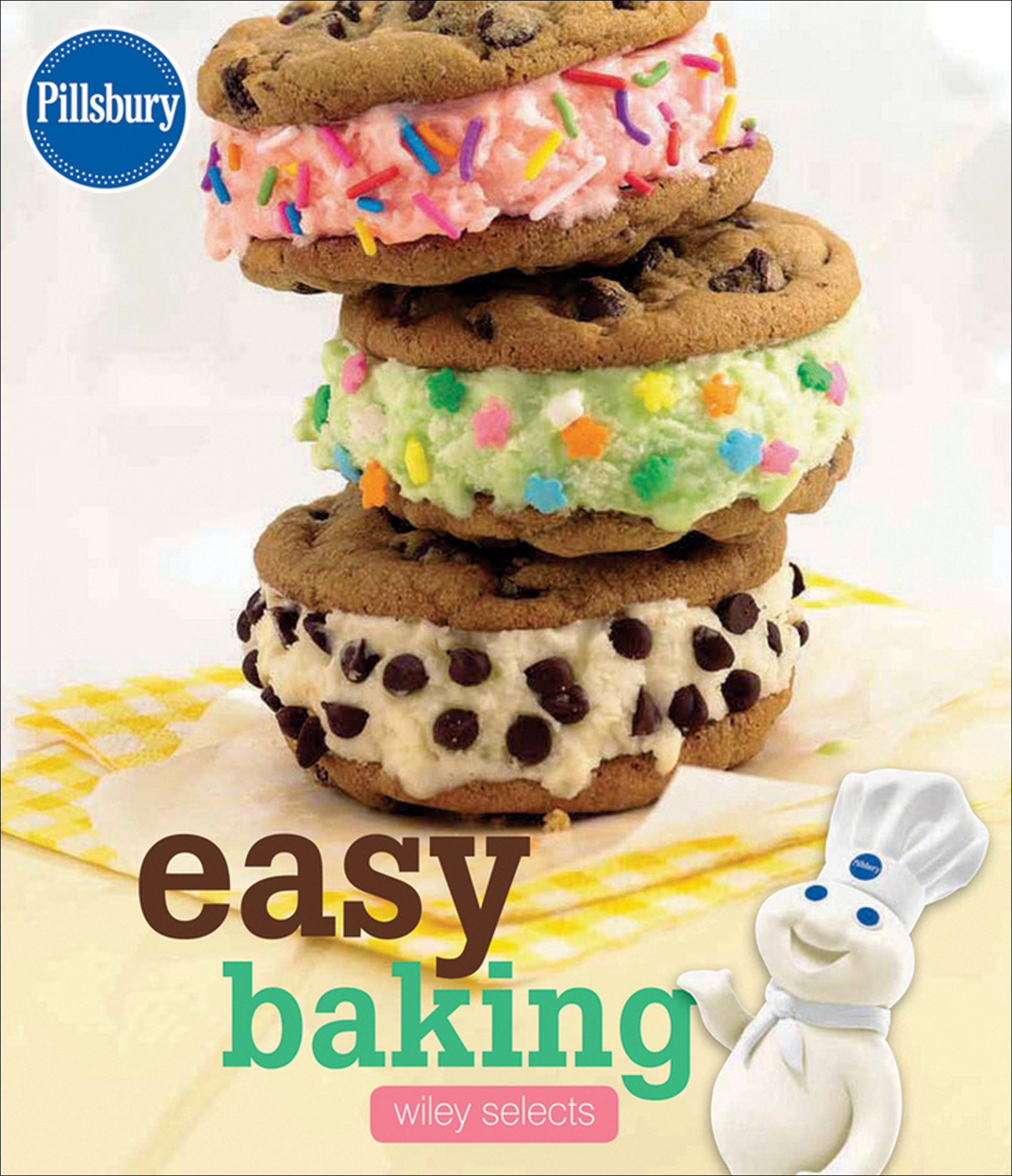 This image is the cover for the book Easy Baking, Pillsbury Cooking
