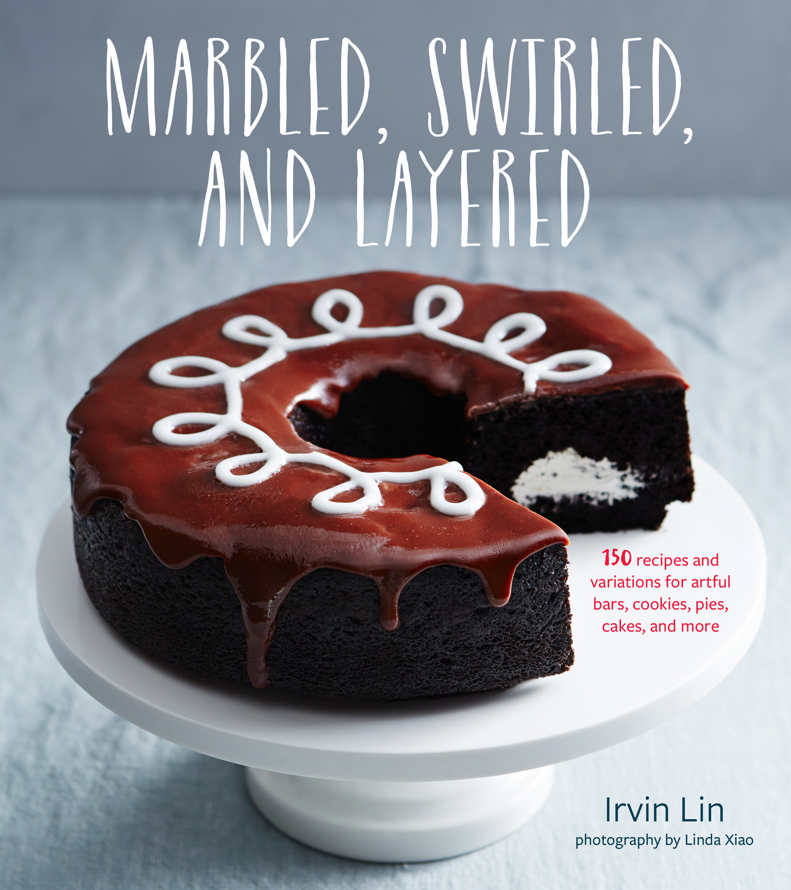 This image is the cover for the book Marbled, Swirled, and Layered