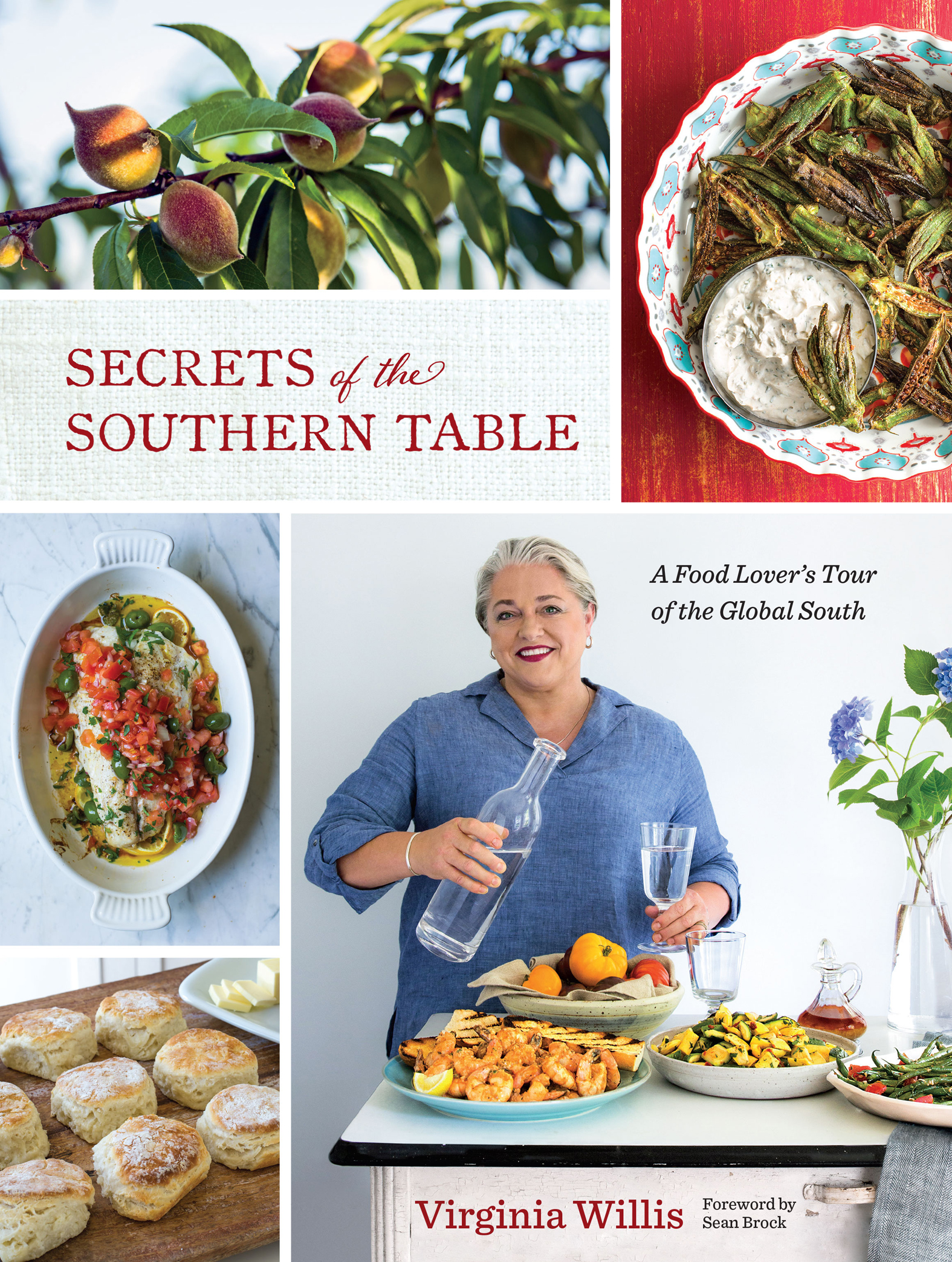 This image is the cover for the book Secrets of the Southern Table
