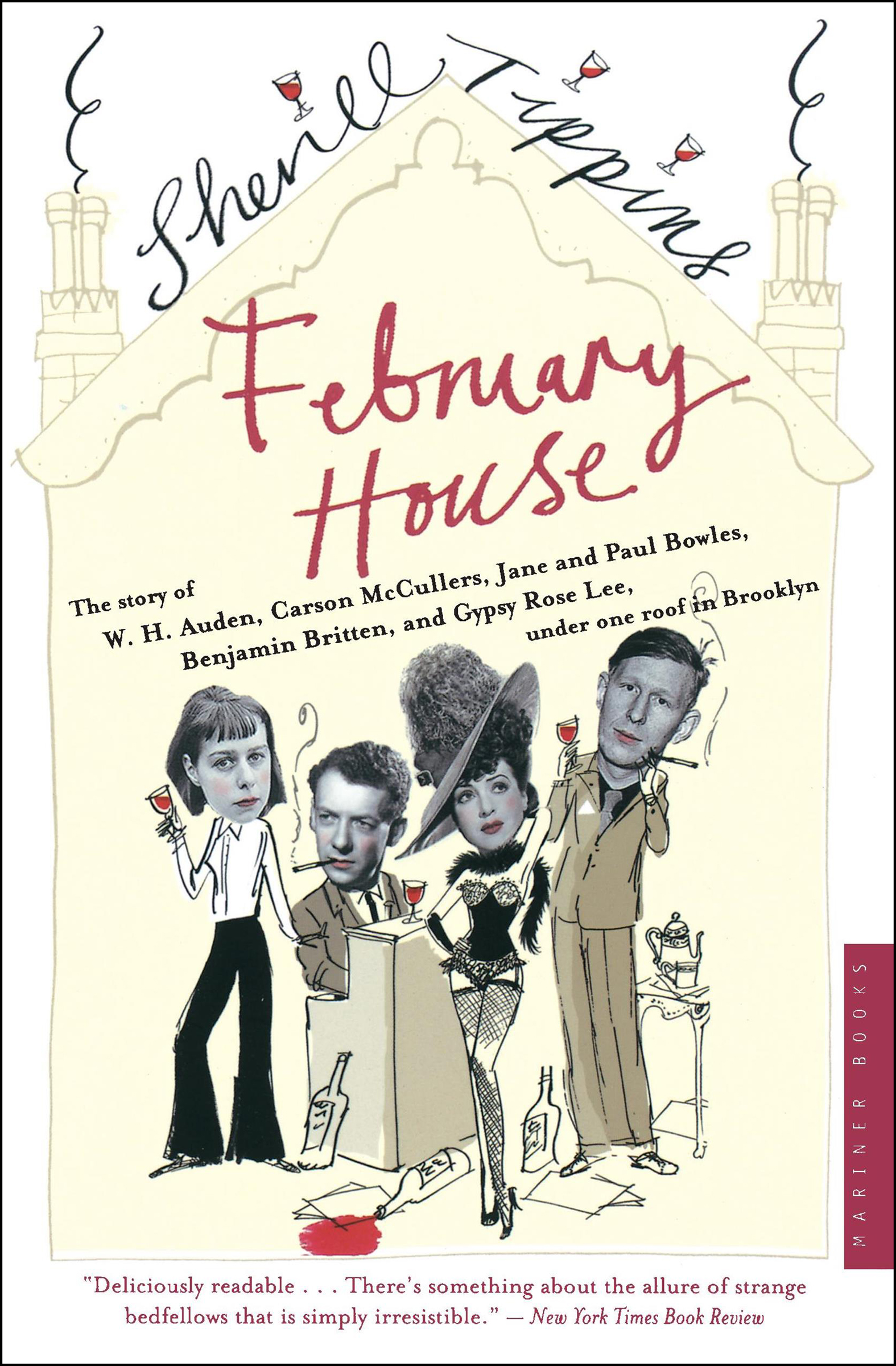 This image is the cover for the book February House