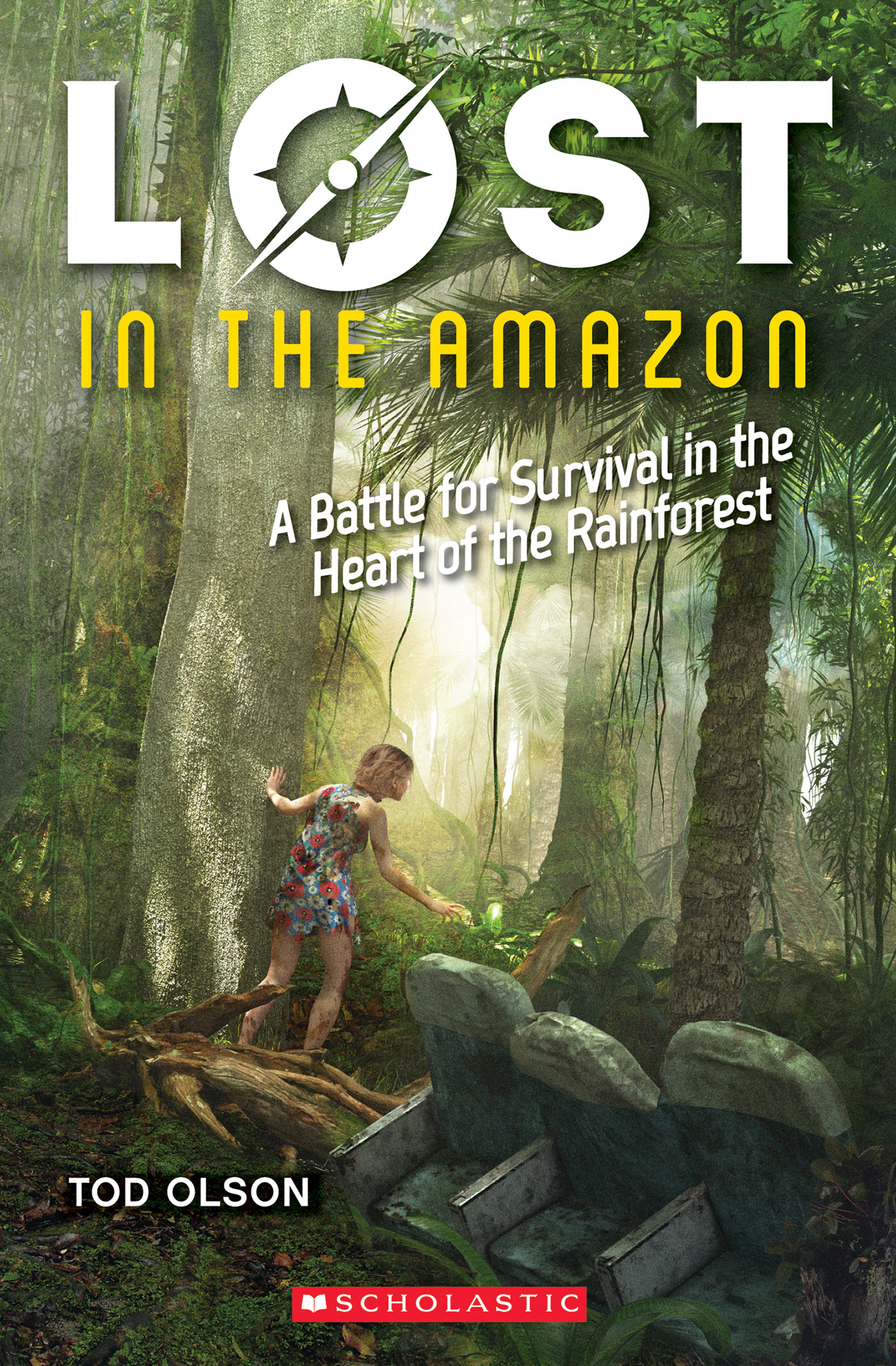 This image is the cover for the book Lost in the Amazon, Lost
