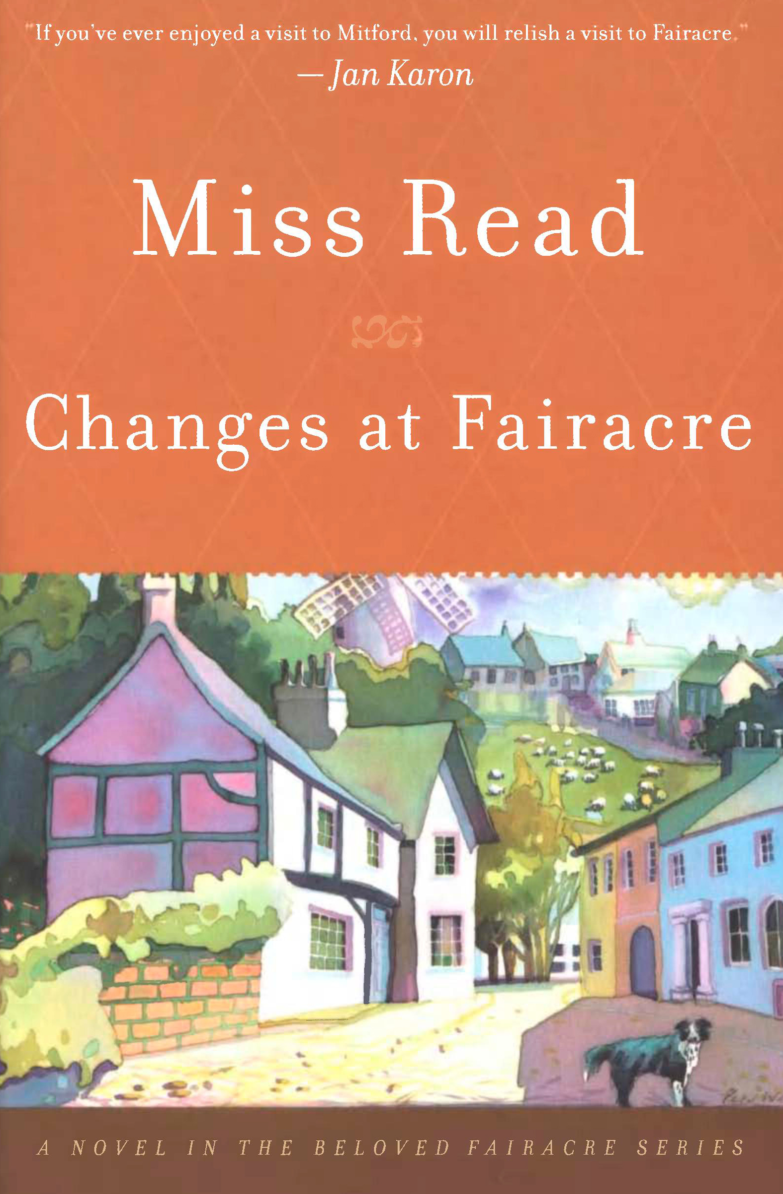 This image is the cover for the book Changes at Fairacre, The Beloved Fairacre Series