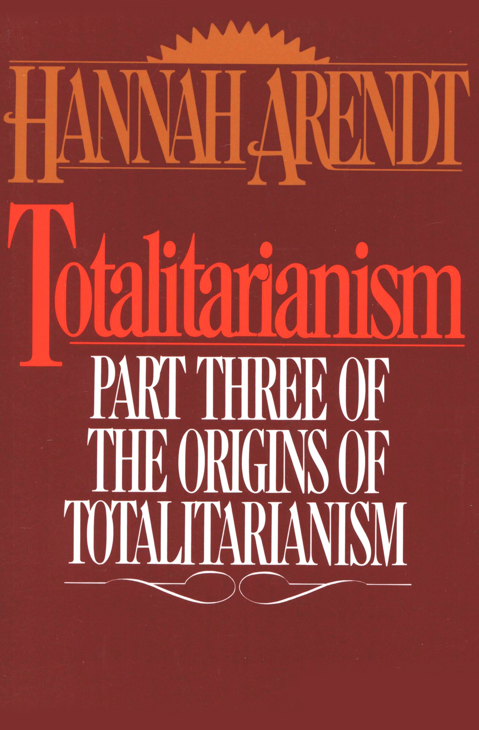 This image is the cover for the book Totalitarianism