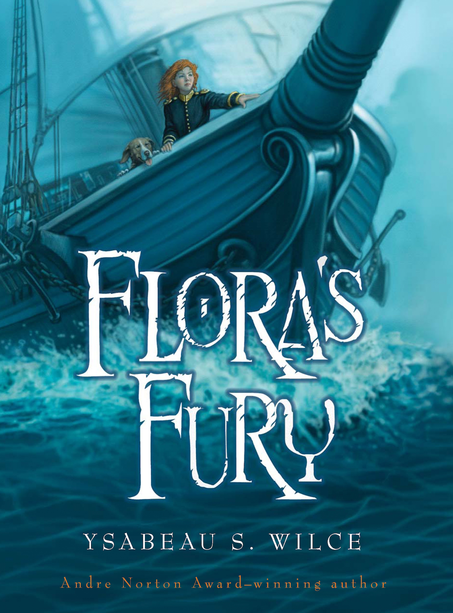 This image is the cover for the book Flora's Fury, Flora Trilogy