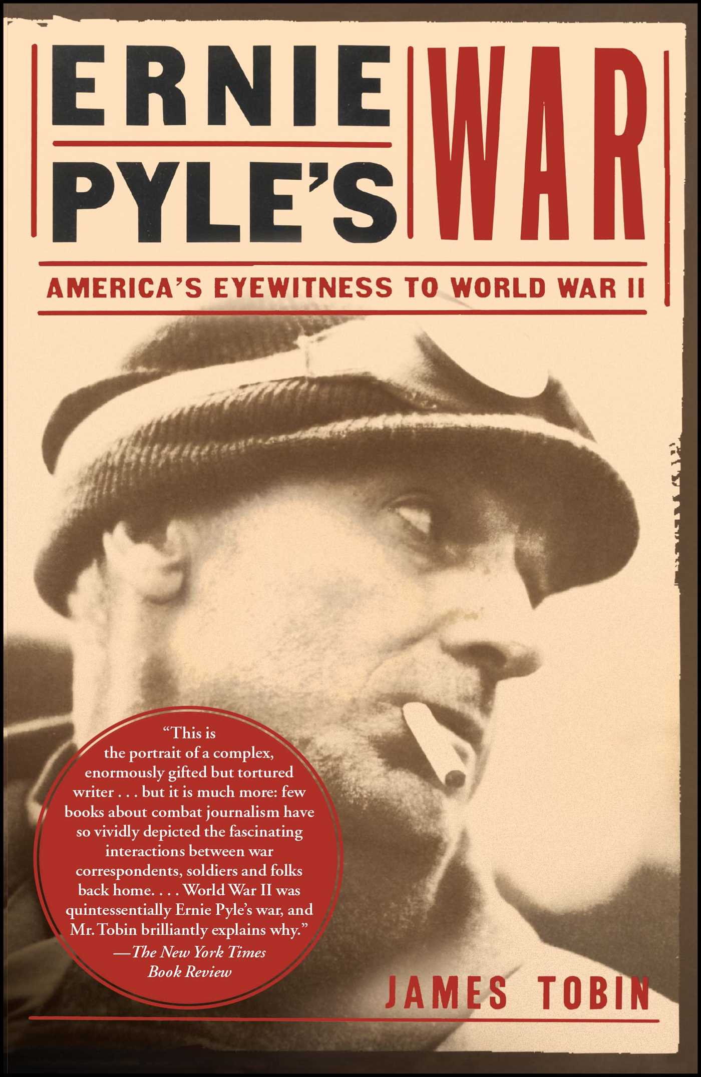 This image is the cover for the book Ernie Pyles War