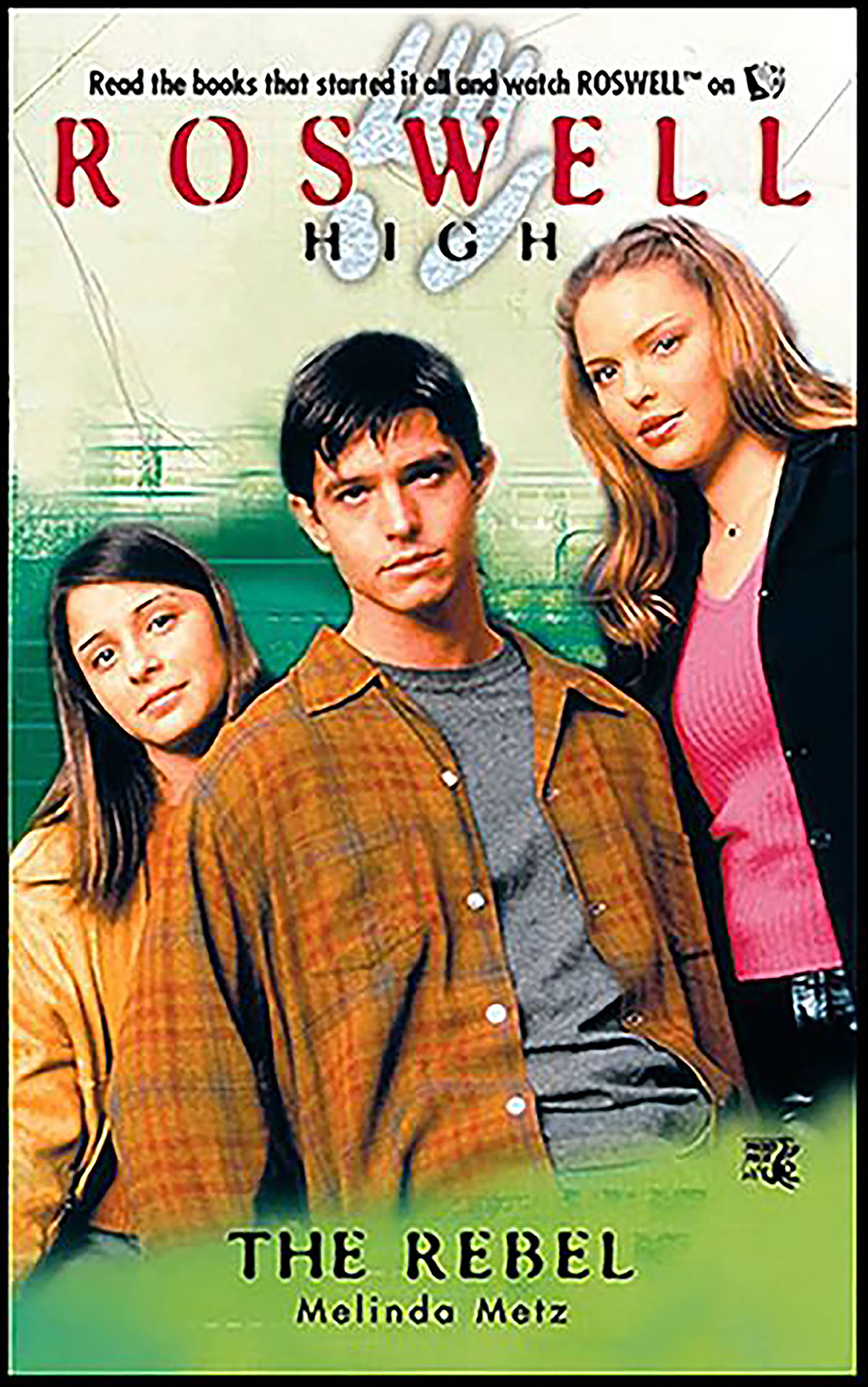 This image is the cover for the book Rebel, Roswell High