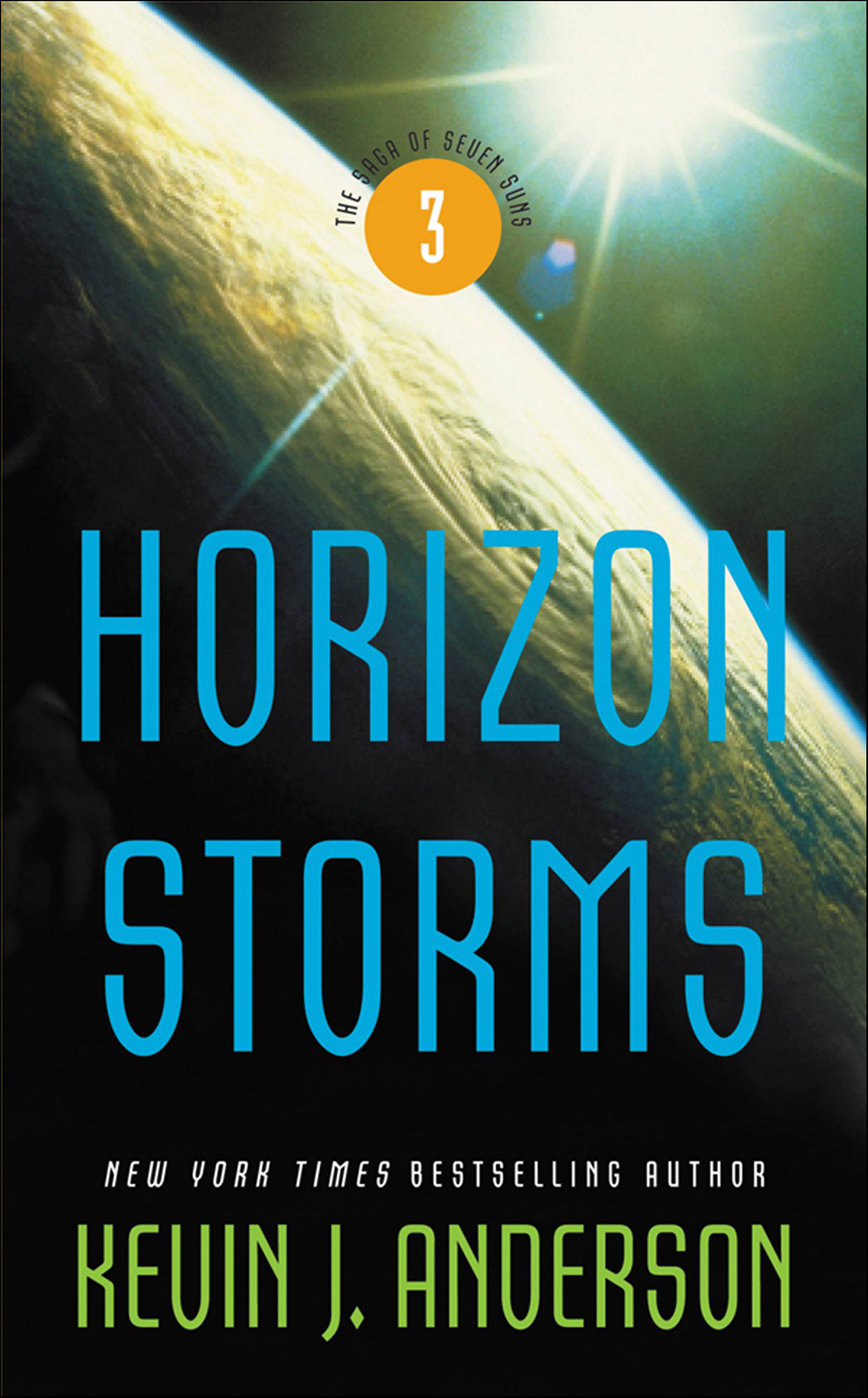 This image is the cover for the book Horizon Storms