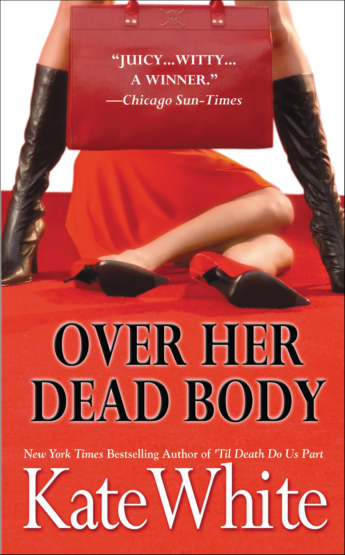 This image is the cover for the book Over Her Dead Body, Bailey Weggins Mysteries