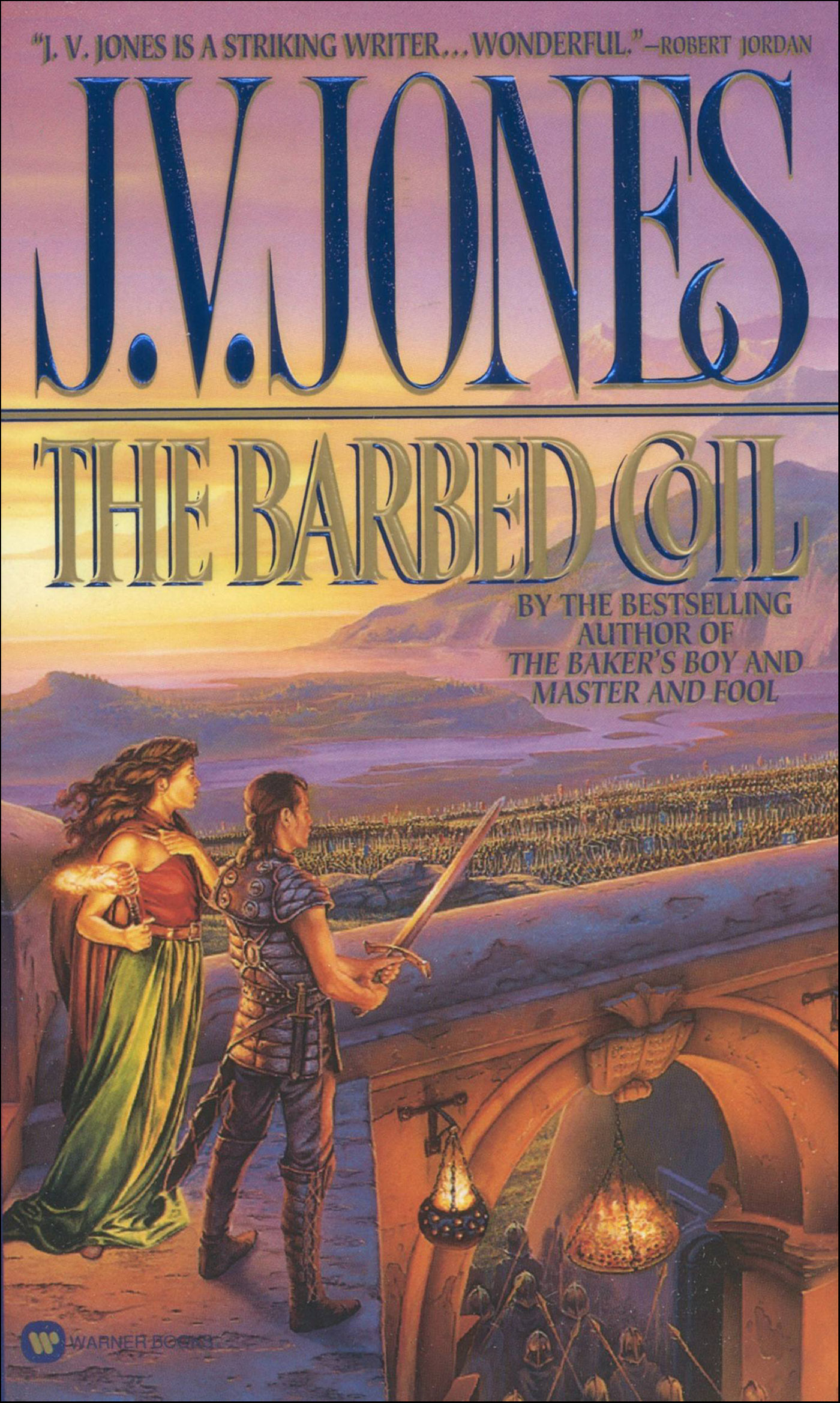 This image is the cover for the book Barbed Coil