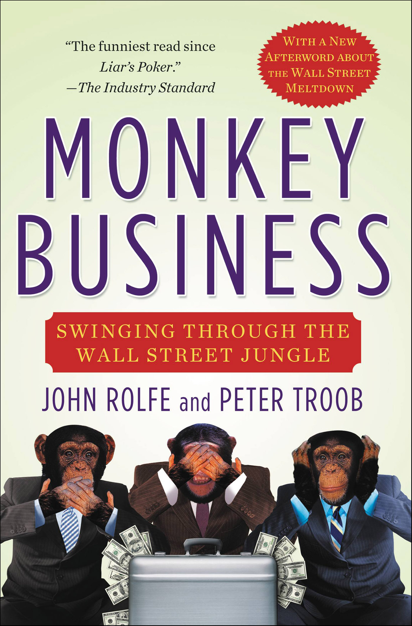 This image is the cover for the book Monkey Business