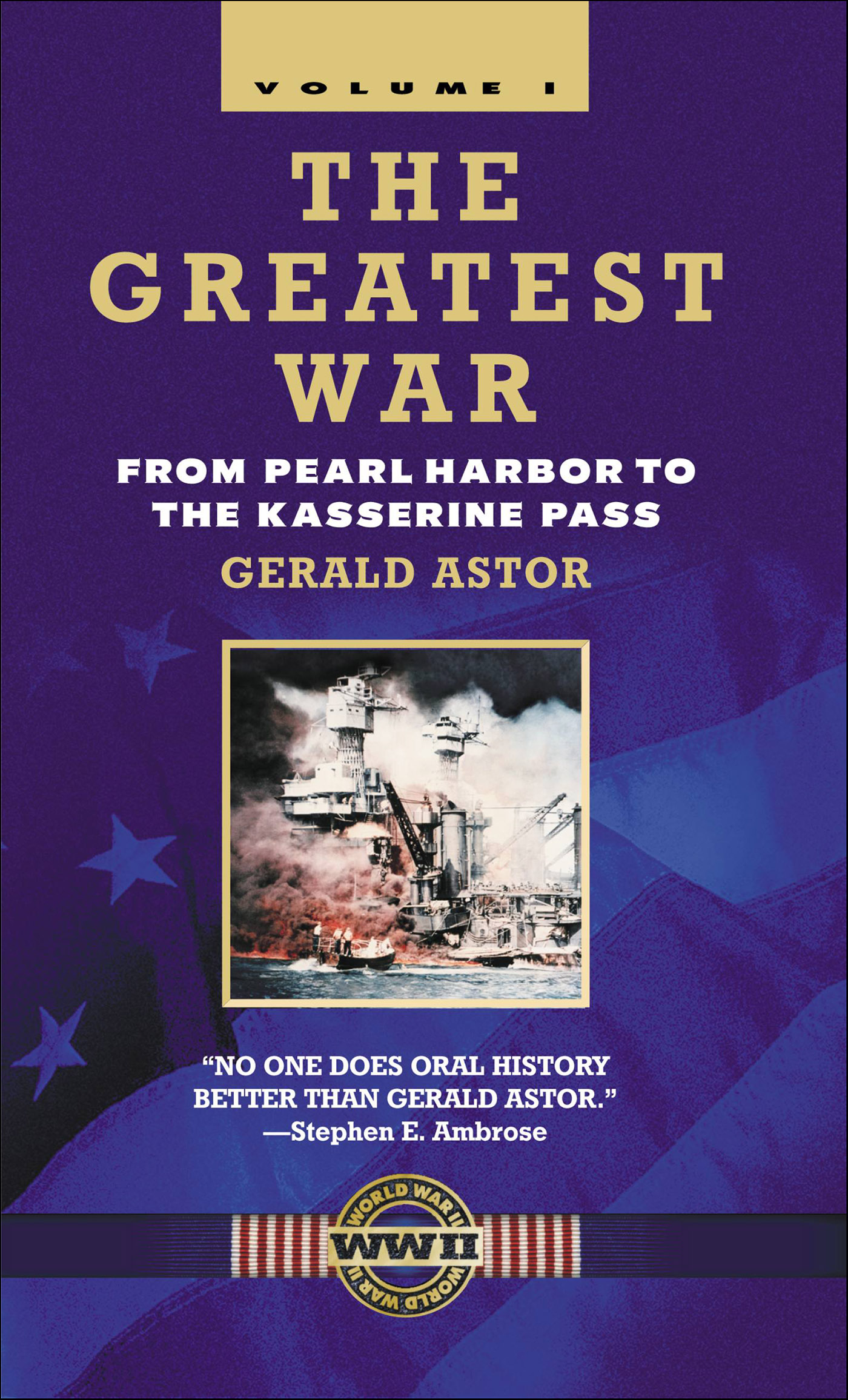 This image is the cover for the book Greatest War - Volume I
