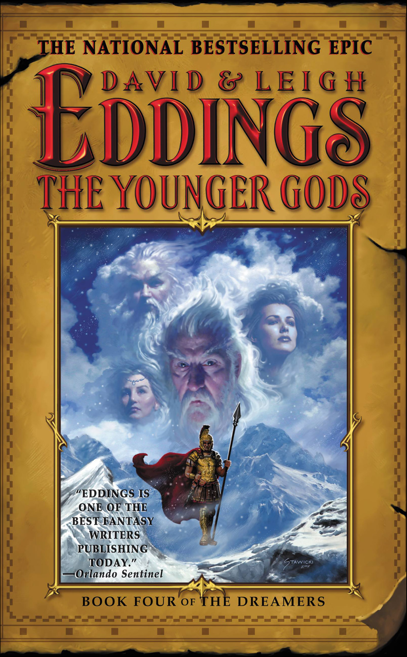 This image is the cover for the book Younger Gods, The Dreamers