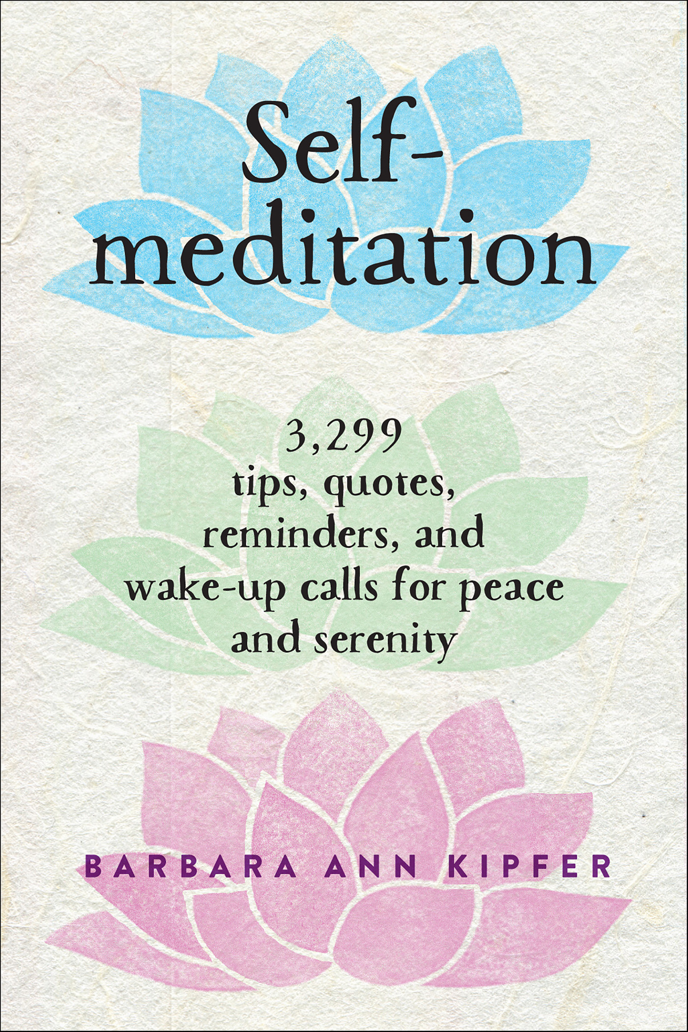 This image is the cover for the book Self-Meditation